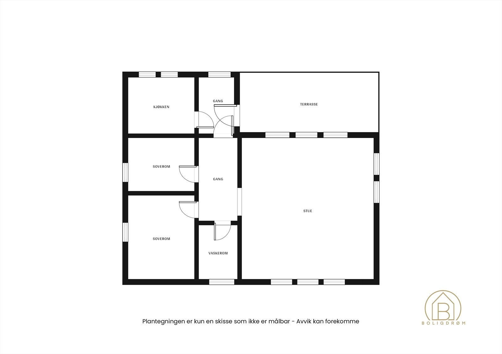 Plantegning. Galleribilde