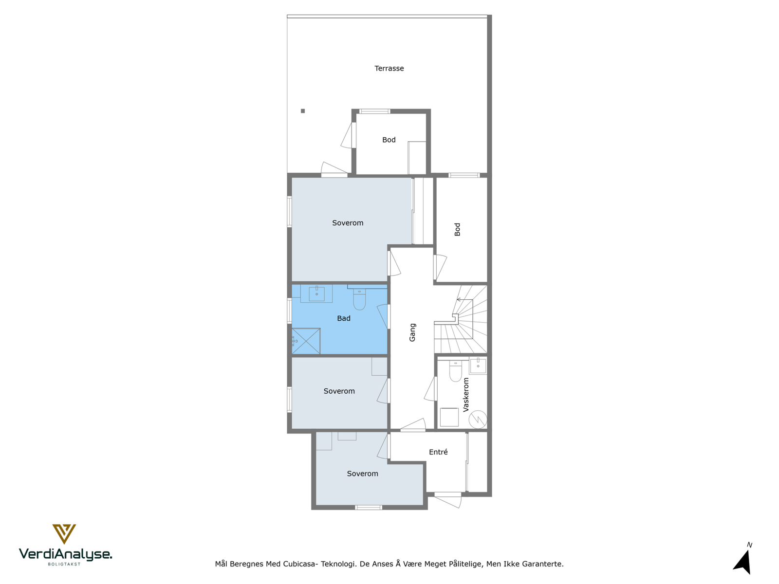Plantegning 1 etasje Galleribilde