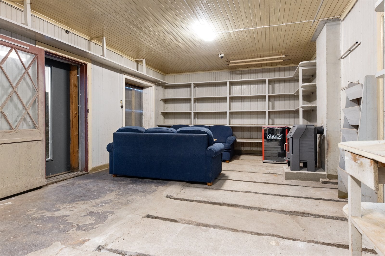 Bodareal kjeller. Galleribilde