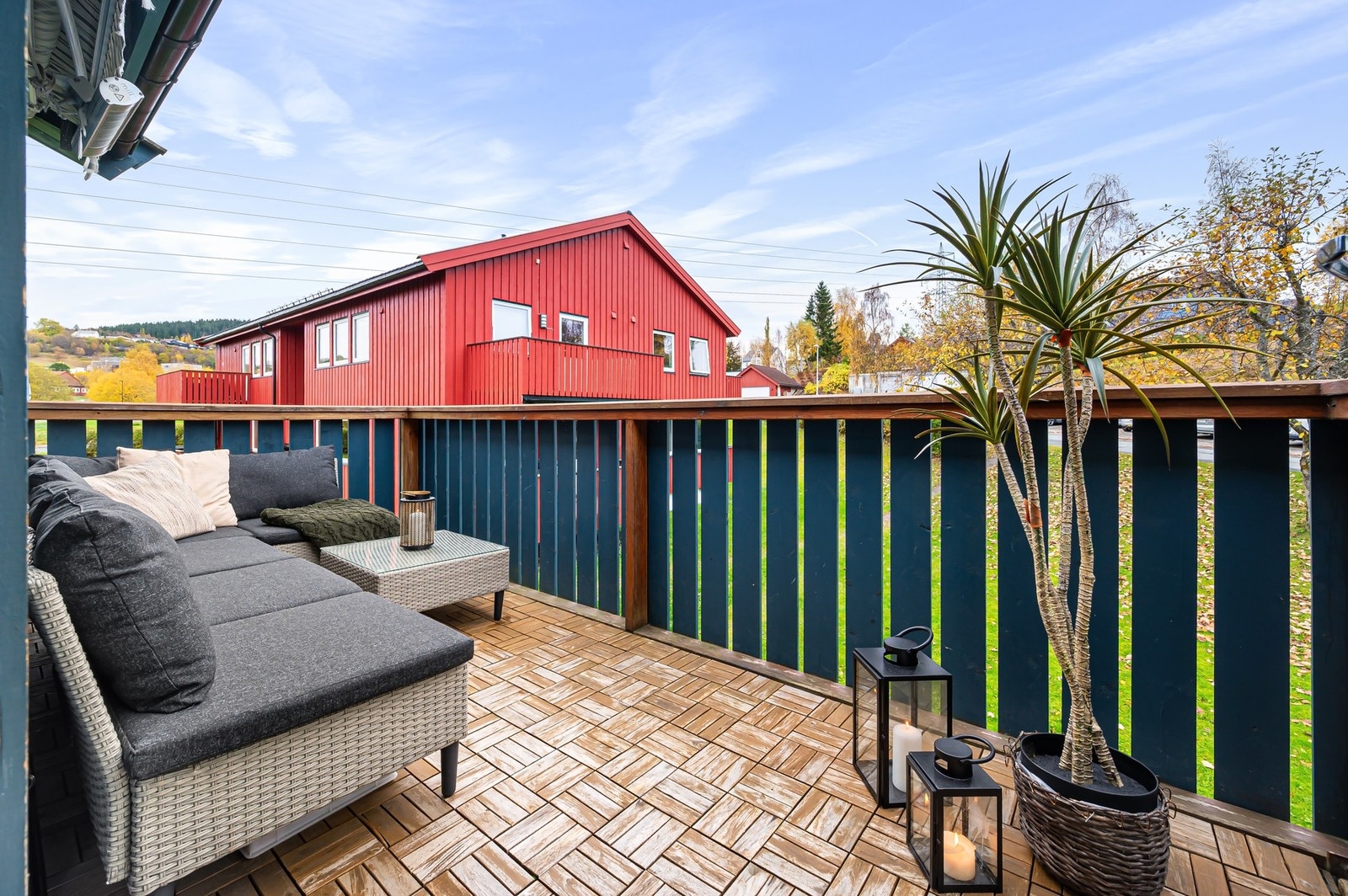 Her er det plass til en koselig sittegruppe. Galleribilde