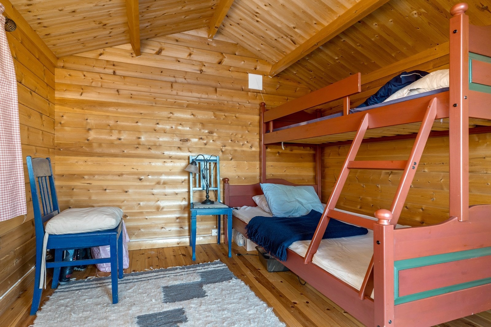 I uthuset er det innredet for ekstra sengeplasser. Galleribilde