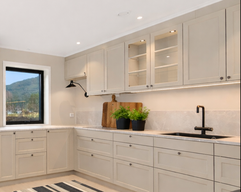 Bildet er digitalt møblert og er kun en illustrasjon. Galleribilde