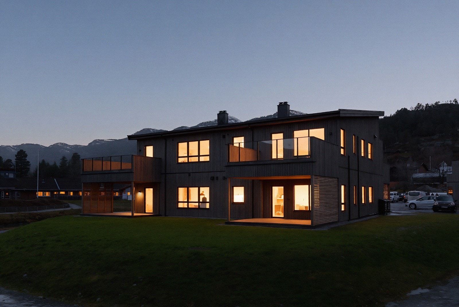 Kveldsstemning på Sjøbudden Galleribilde