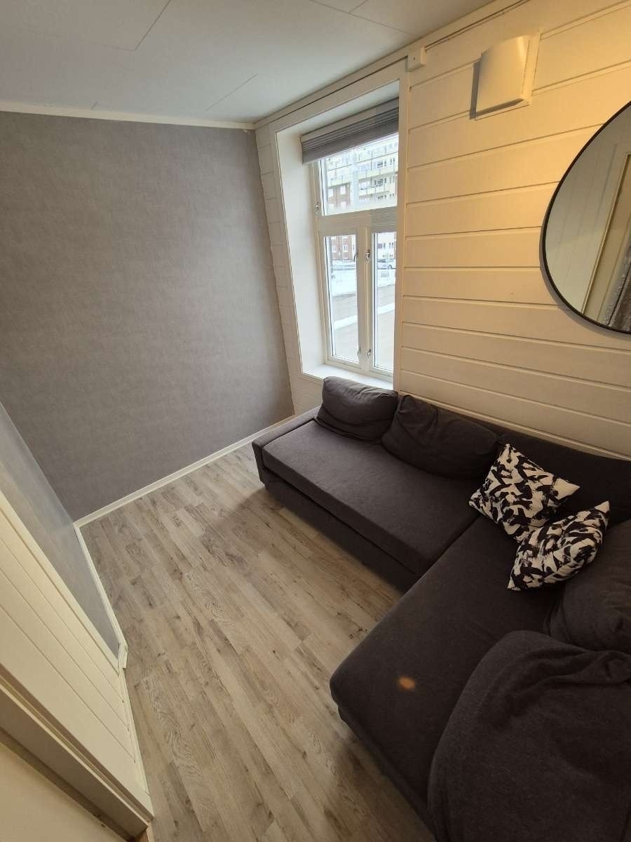 Rommet har blitt brukt som stue. Galleribilde