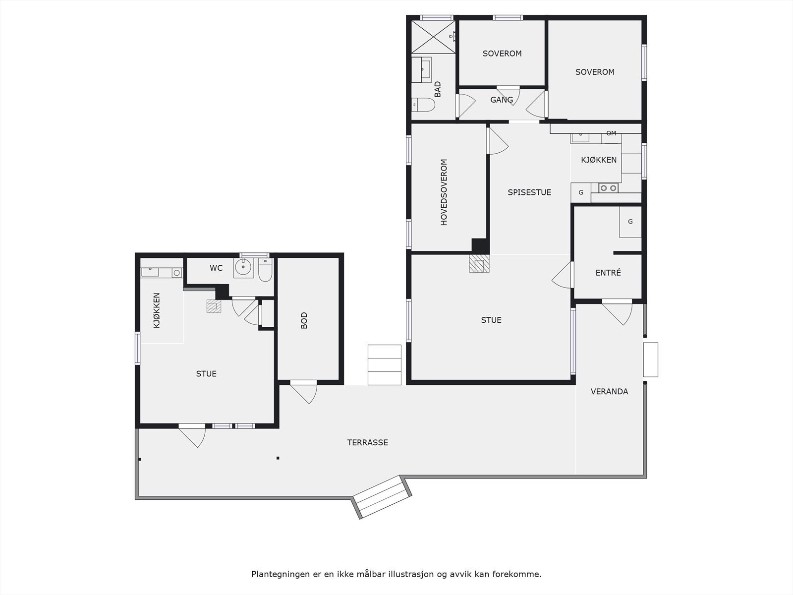 Plantegning Galleribilde