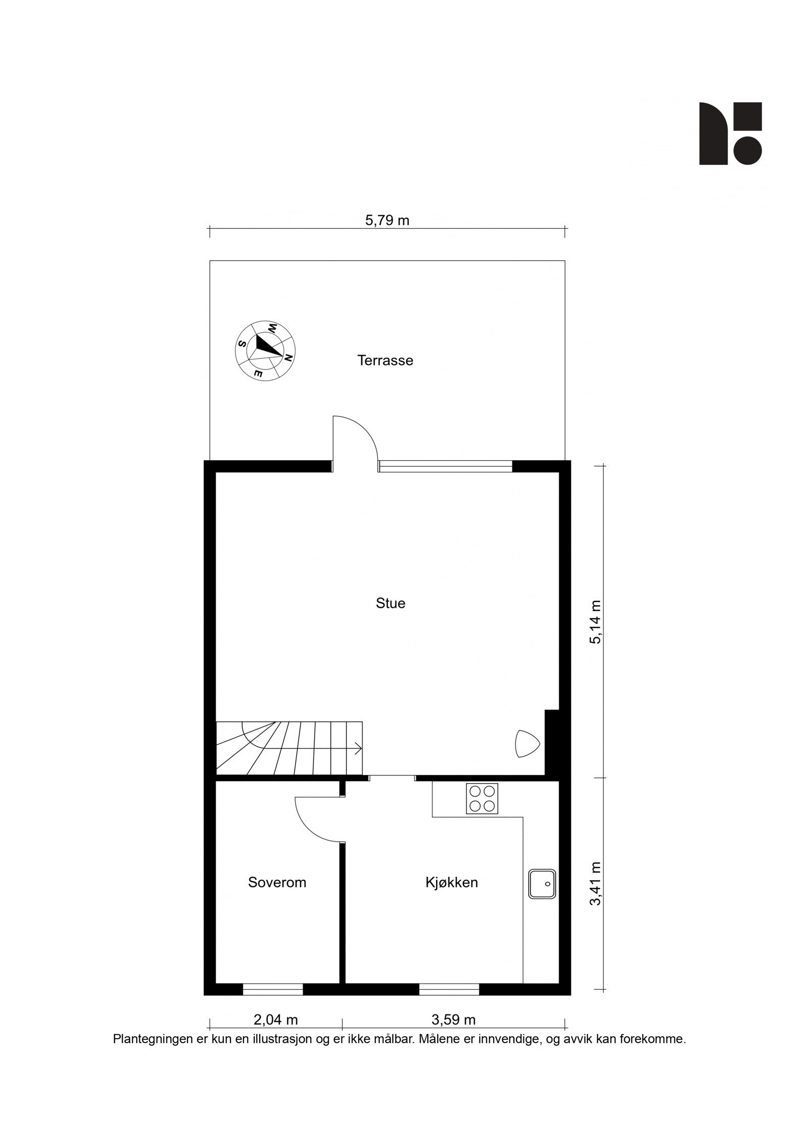 Plantegning 2. etasje Galleribilde