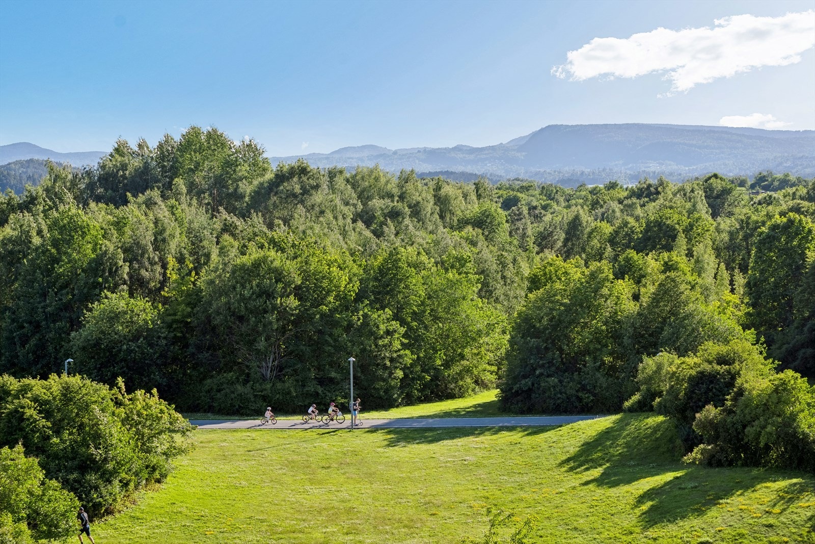 Flate, fine turstier, nærmest fra ytterdøren til rundt hele Storøya. Galleribilde