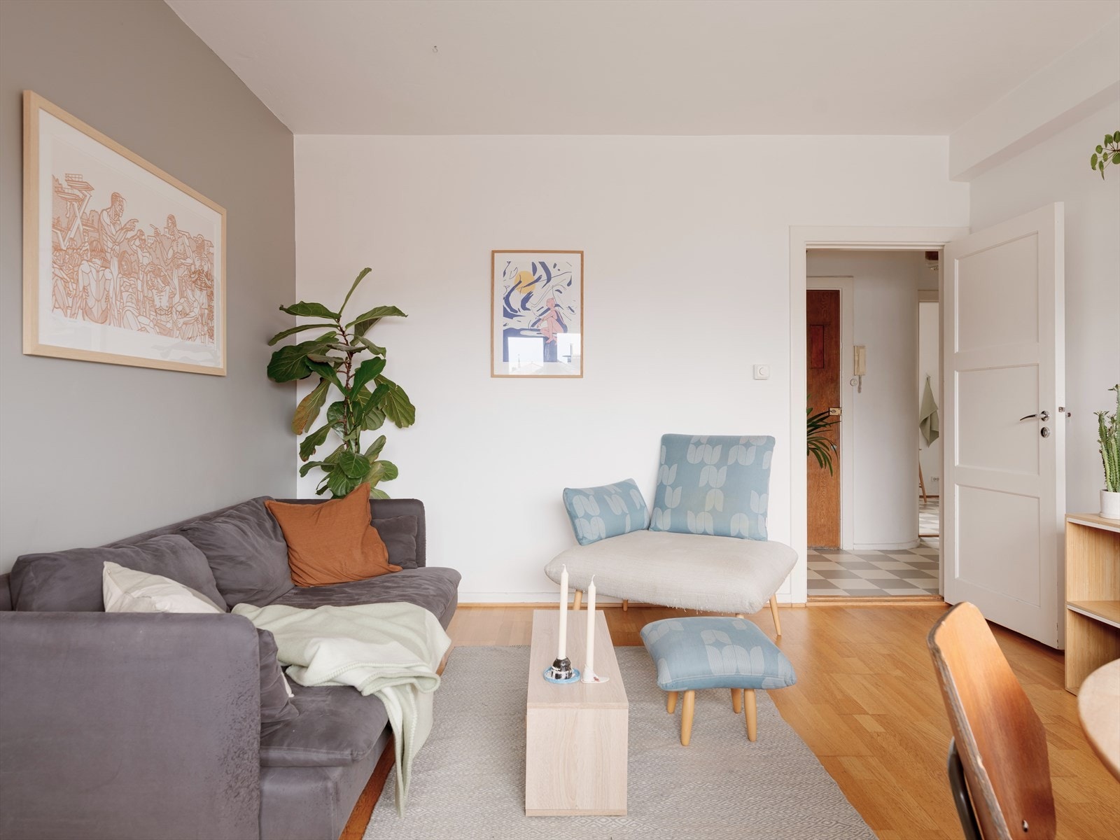 Her er både oppvarming, varmtvann og internett inkludert i felleskostnadene. Galleribilde