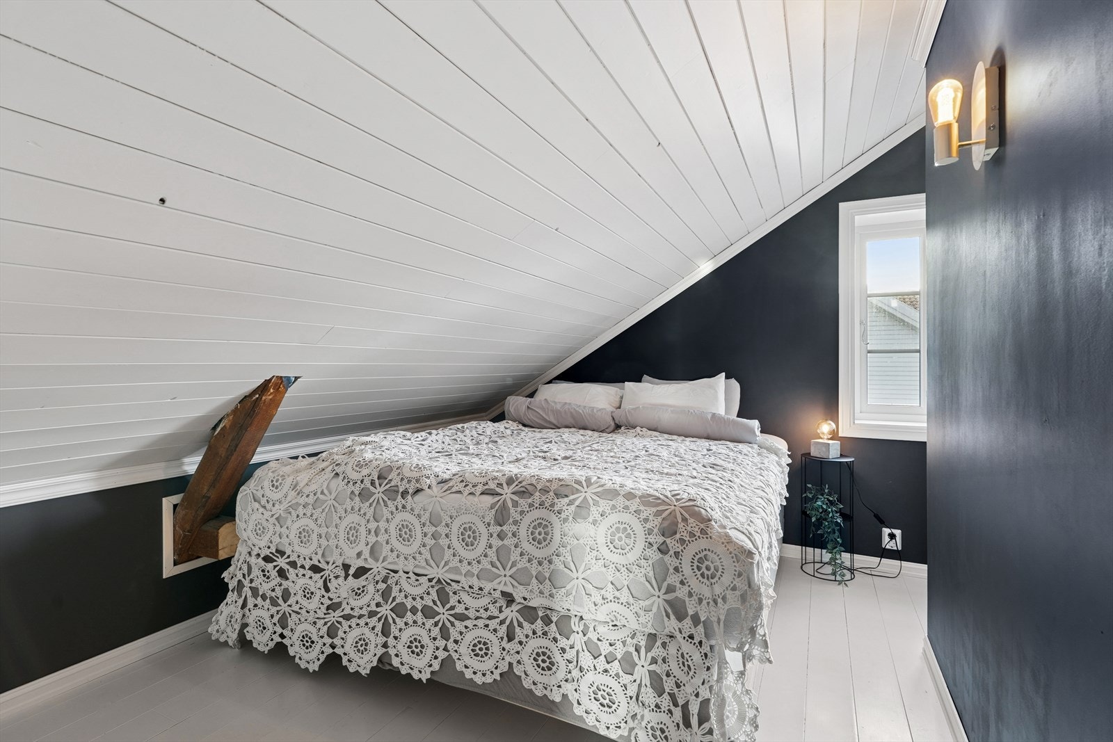 Innredet soverom i andre etasje. Galleribilde