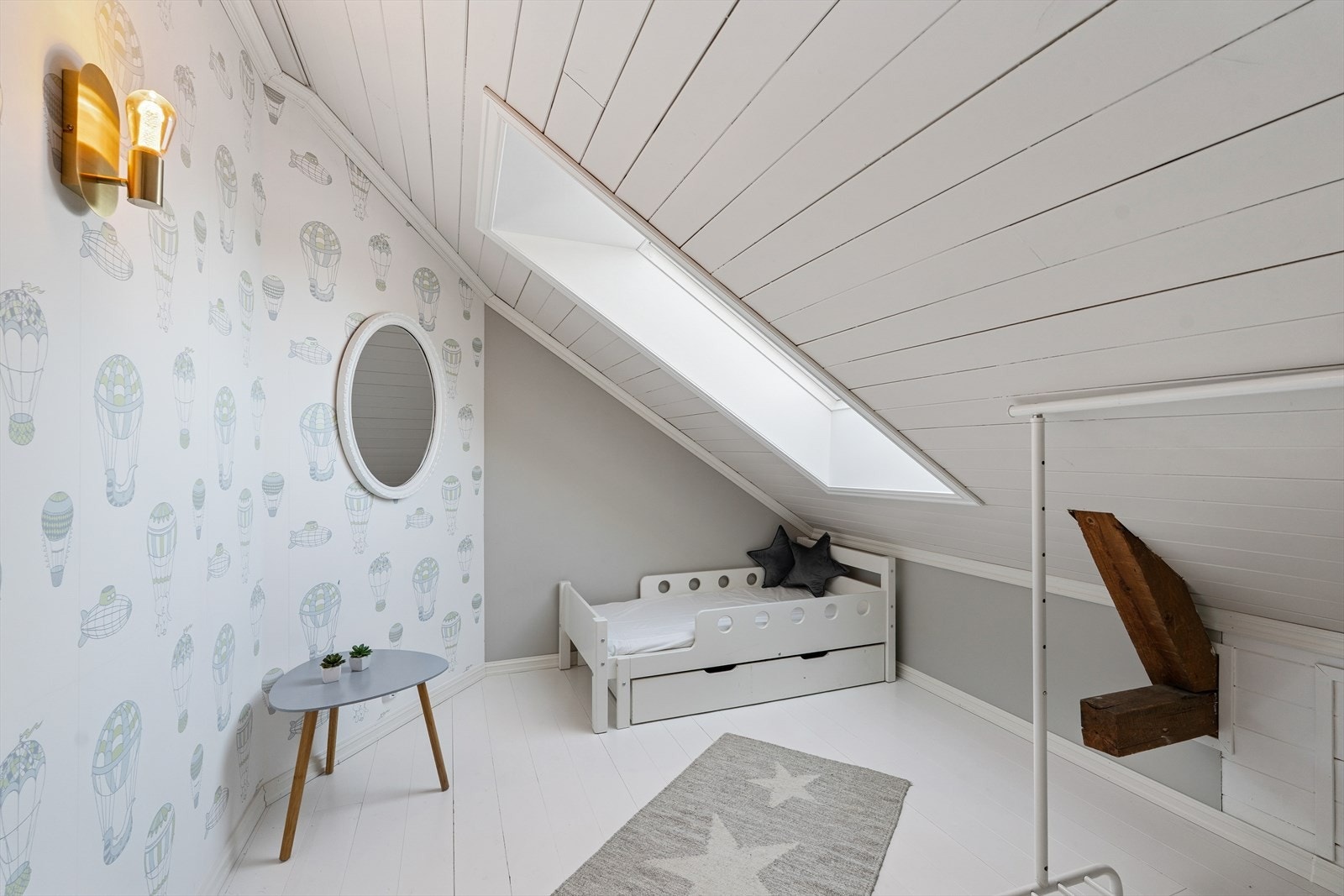 Innredet soverom i andre etasje. Galleribilde