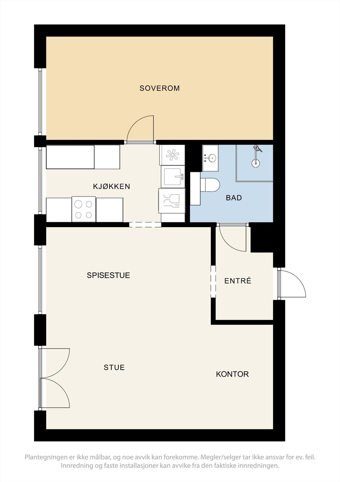 Plantegning Galleribilde