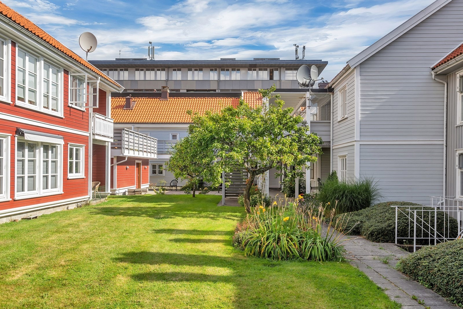 En fin bakhage midt i byen Galleribilde