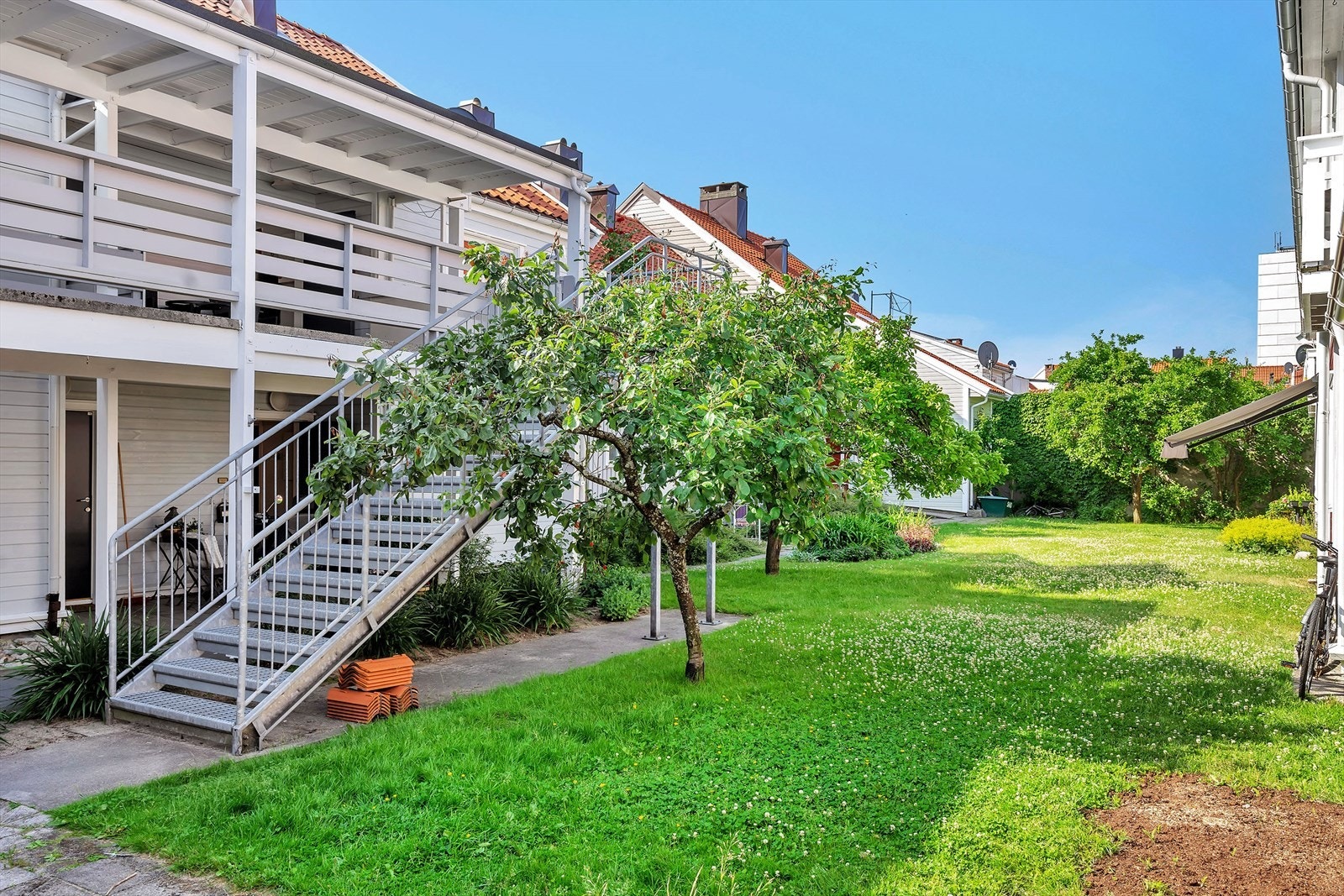 Alternativt utvendig trappeadkomst Galleribilde