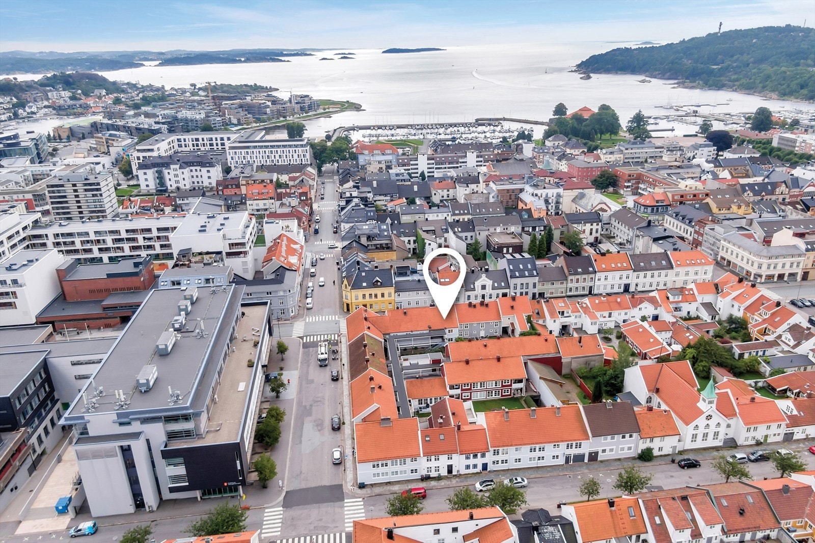 Kort vei til Bystranda og Strandpromenaden Galleribilde