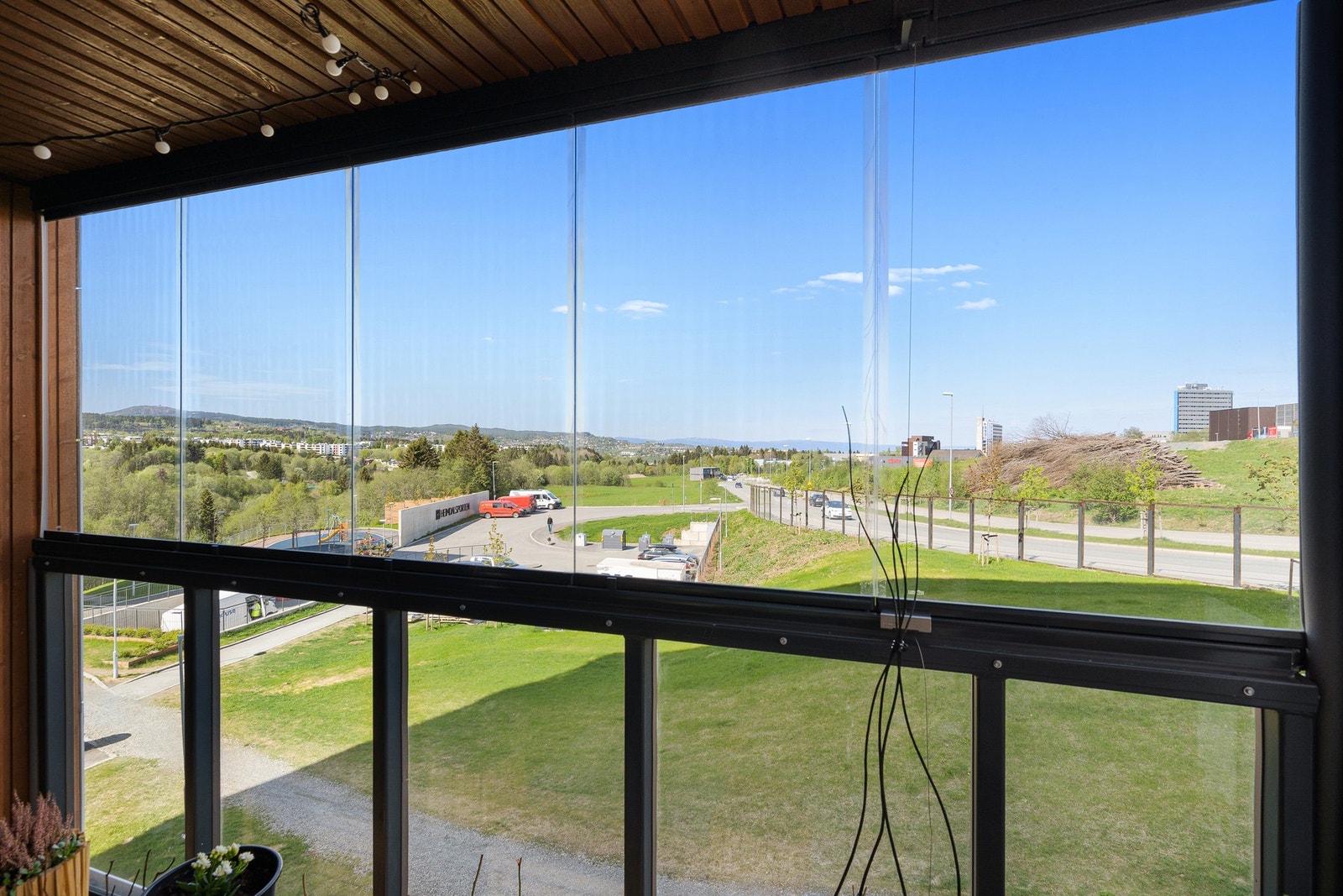 Utsikt fra balkongen. Galleribilde