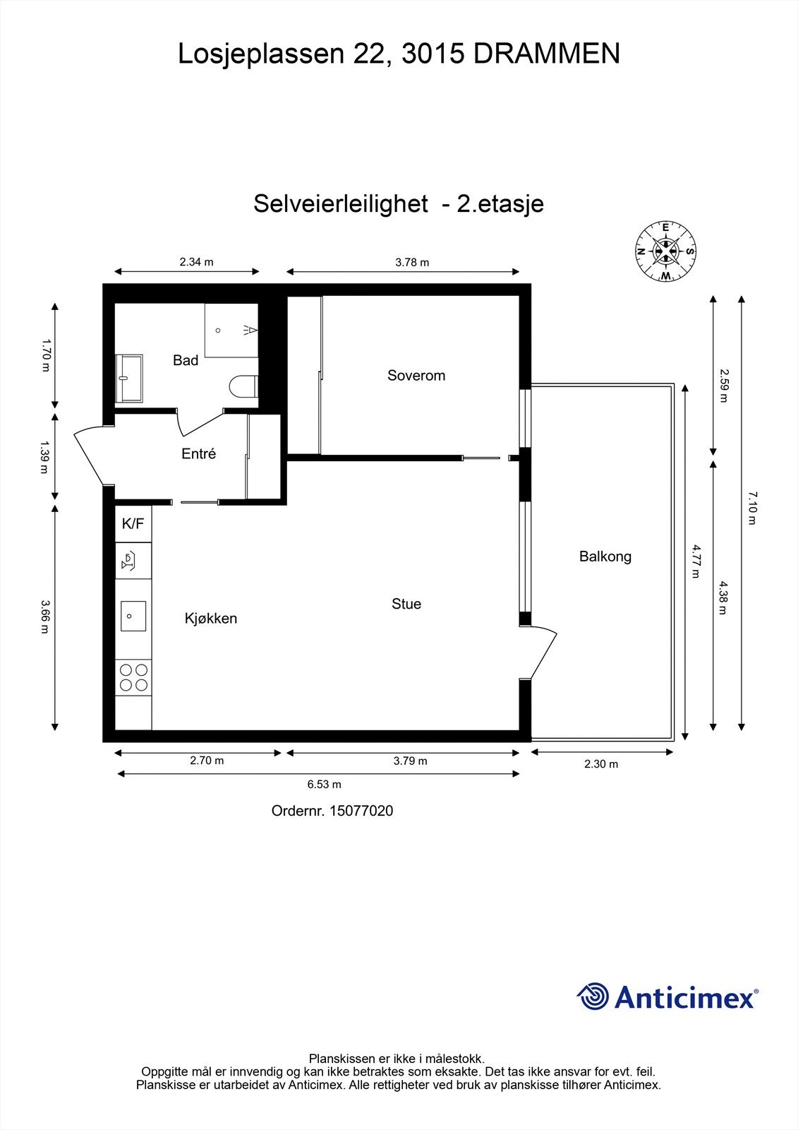 Plantegning Galleribilde