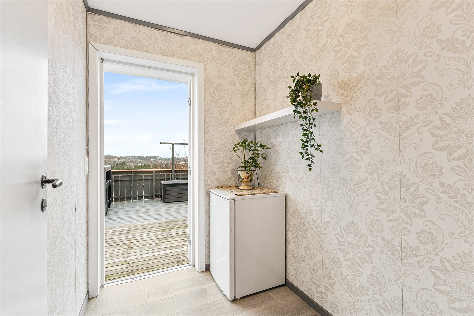 Gang ut til terrassen Galleribilde