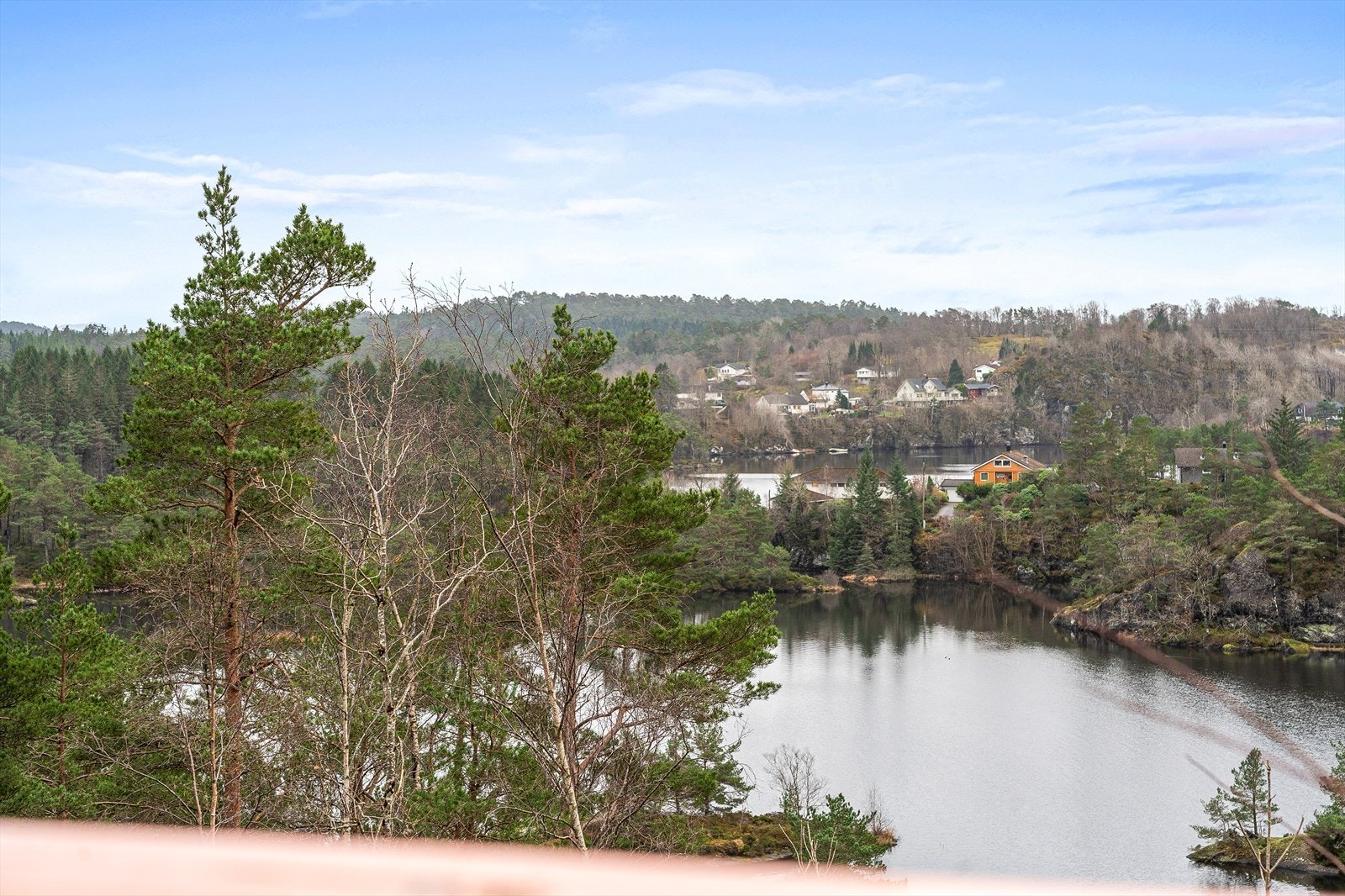 Utsikt fra terrassen Galleribilde