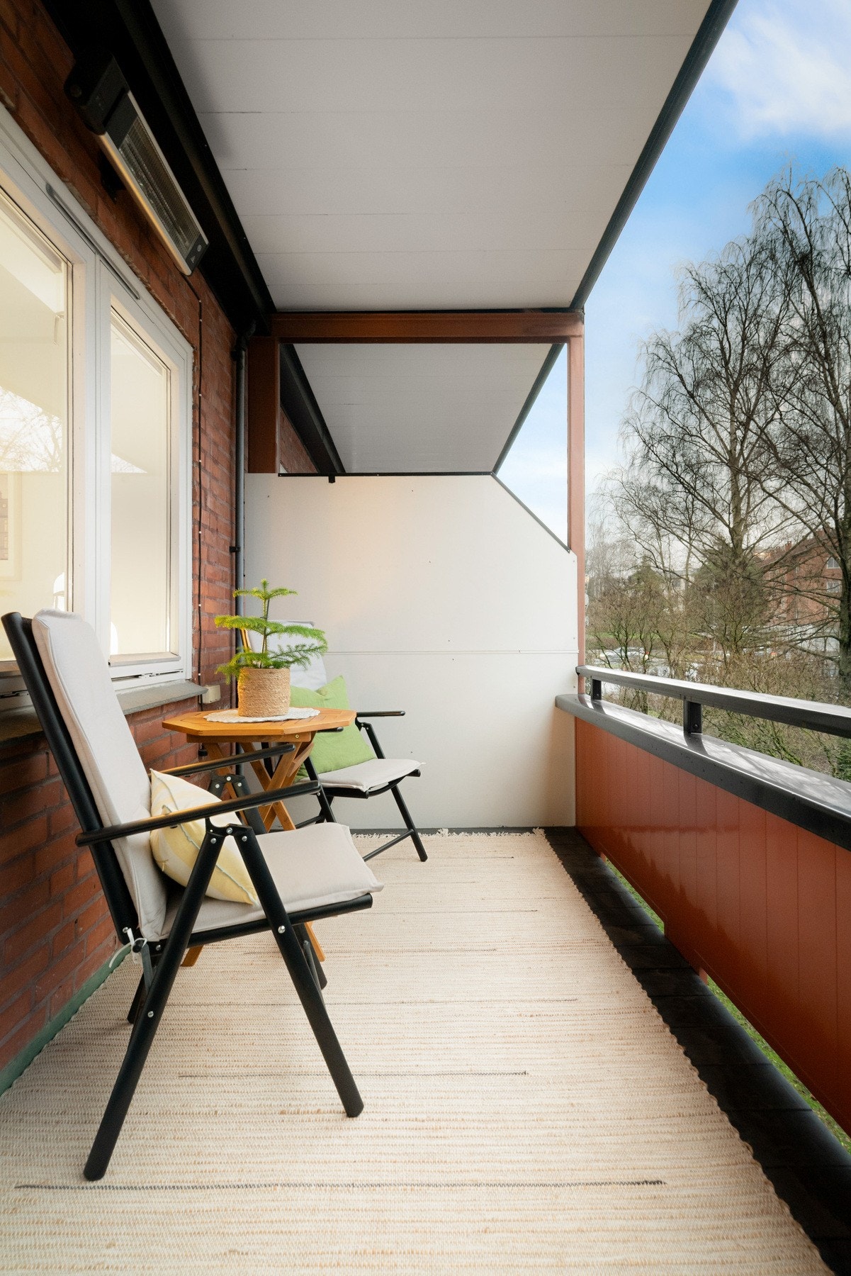 God plass til sittegruppe. Galleribilde