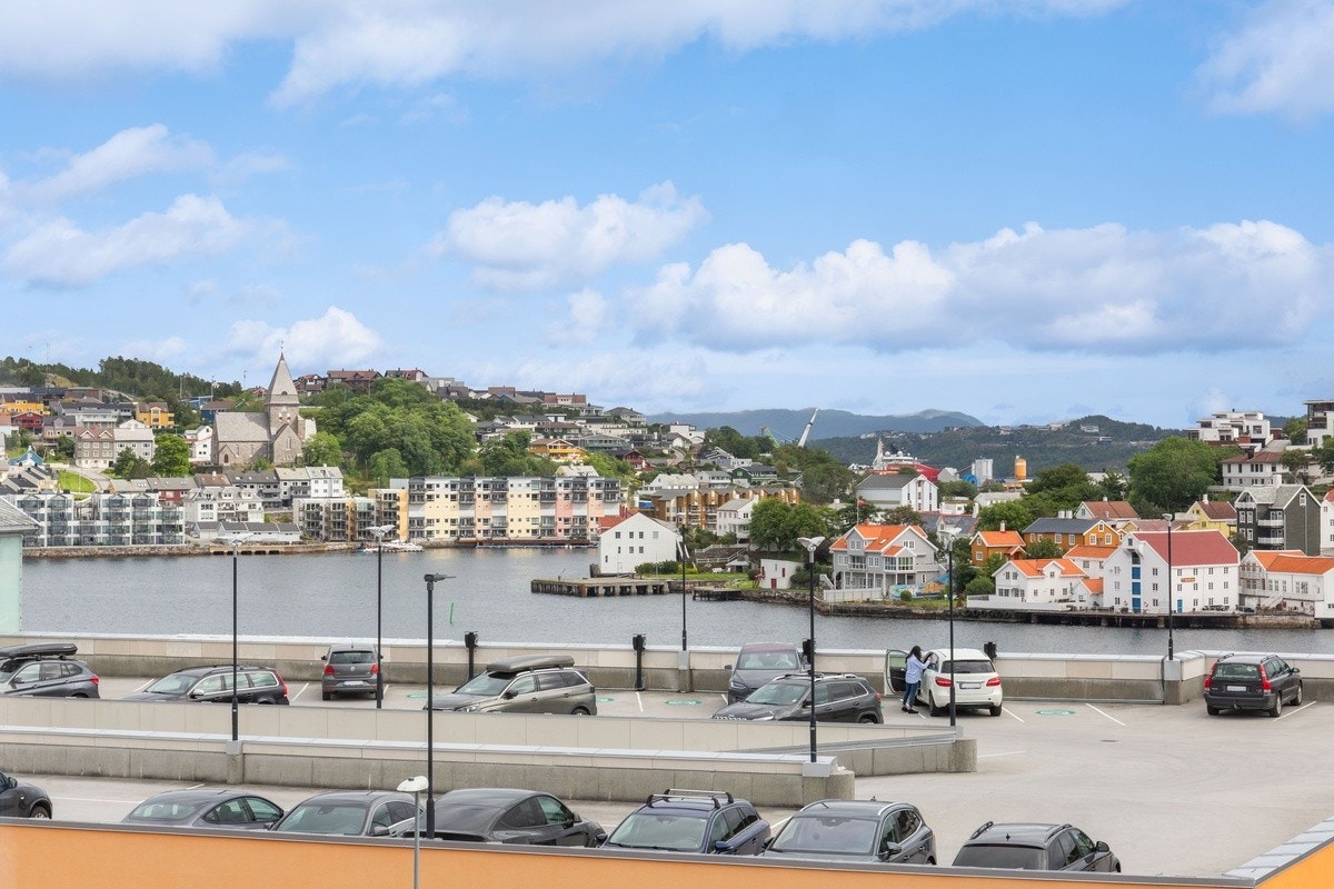 God utsikt også fra kjøkkenvinduet Galleribilde