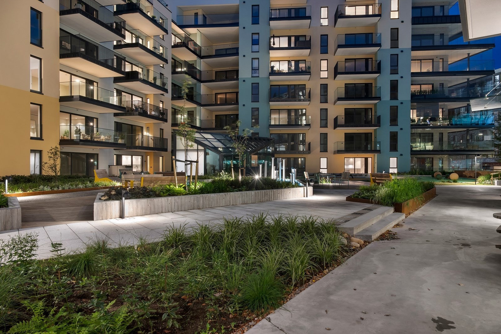 Fellesområde kveld Galleribilde