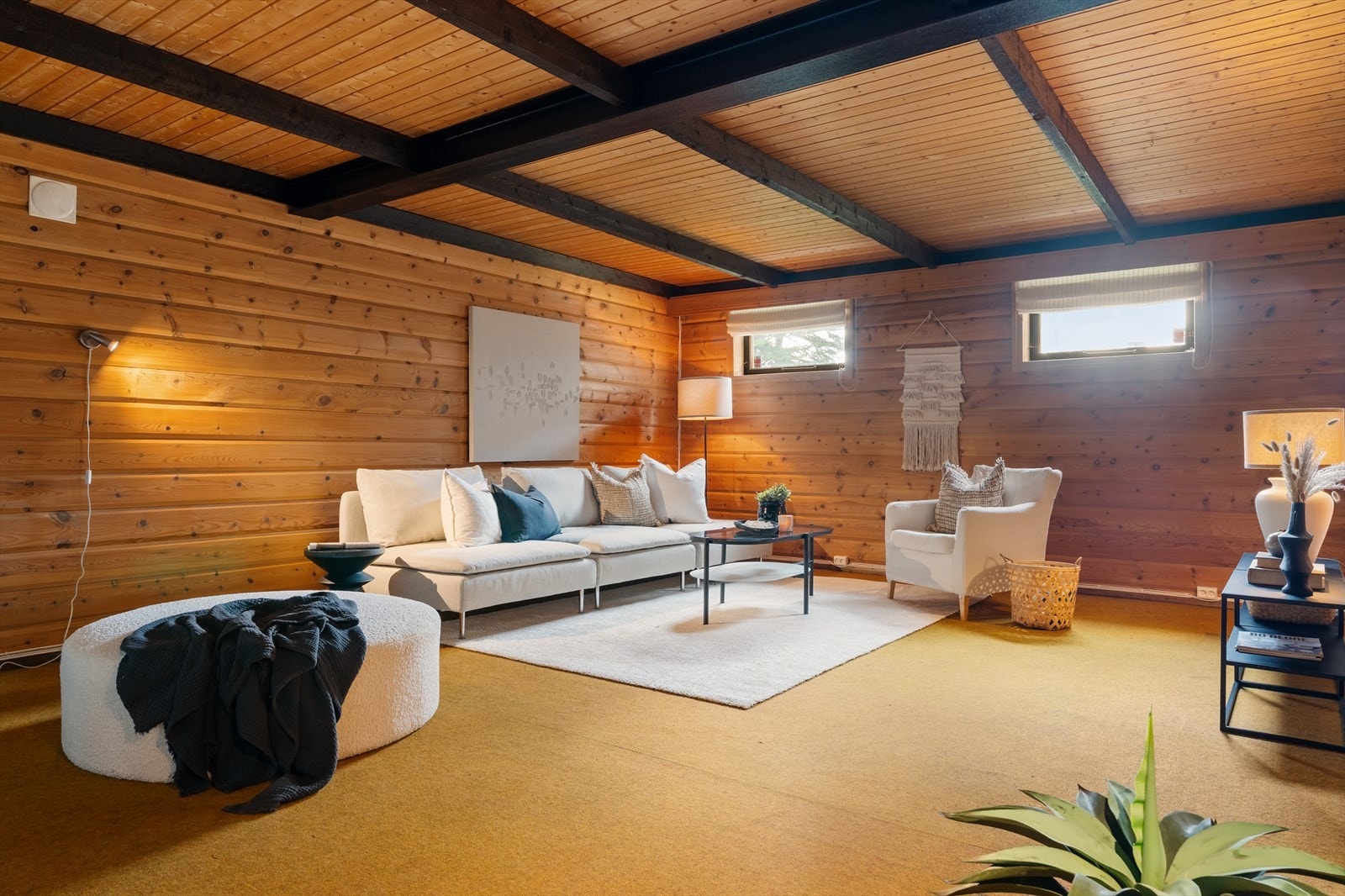 Rom i kjeller benyttet som kjellerstue Galleribilde