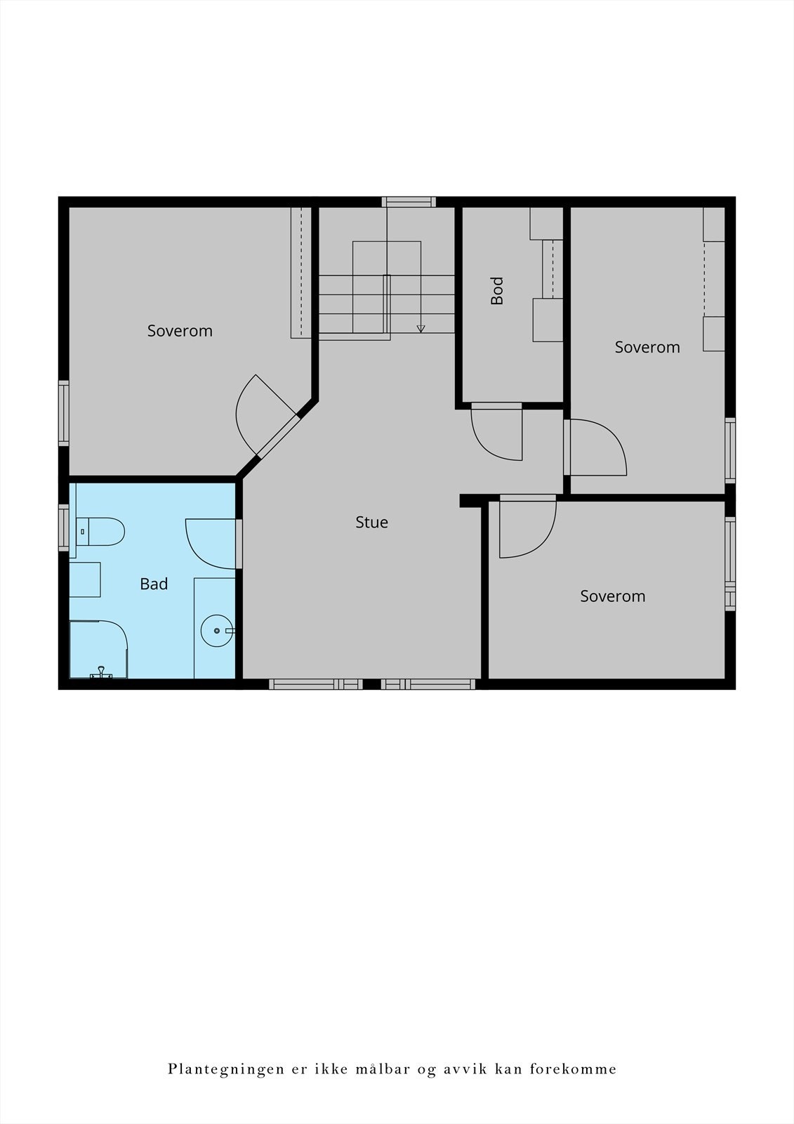 Plantegning 2.etasje Galleribilde
