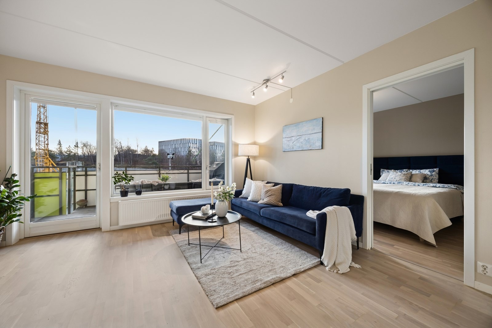 Stuen har direkte tilkobling mot soverom. Galleribilde