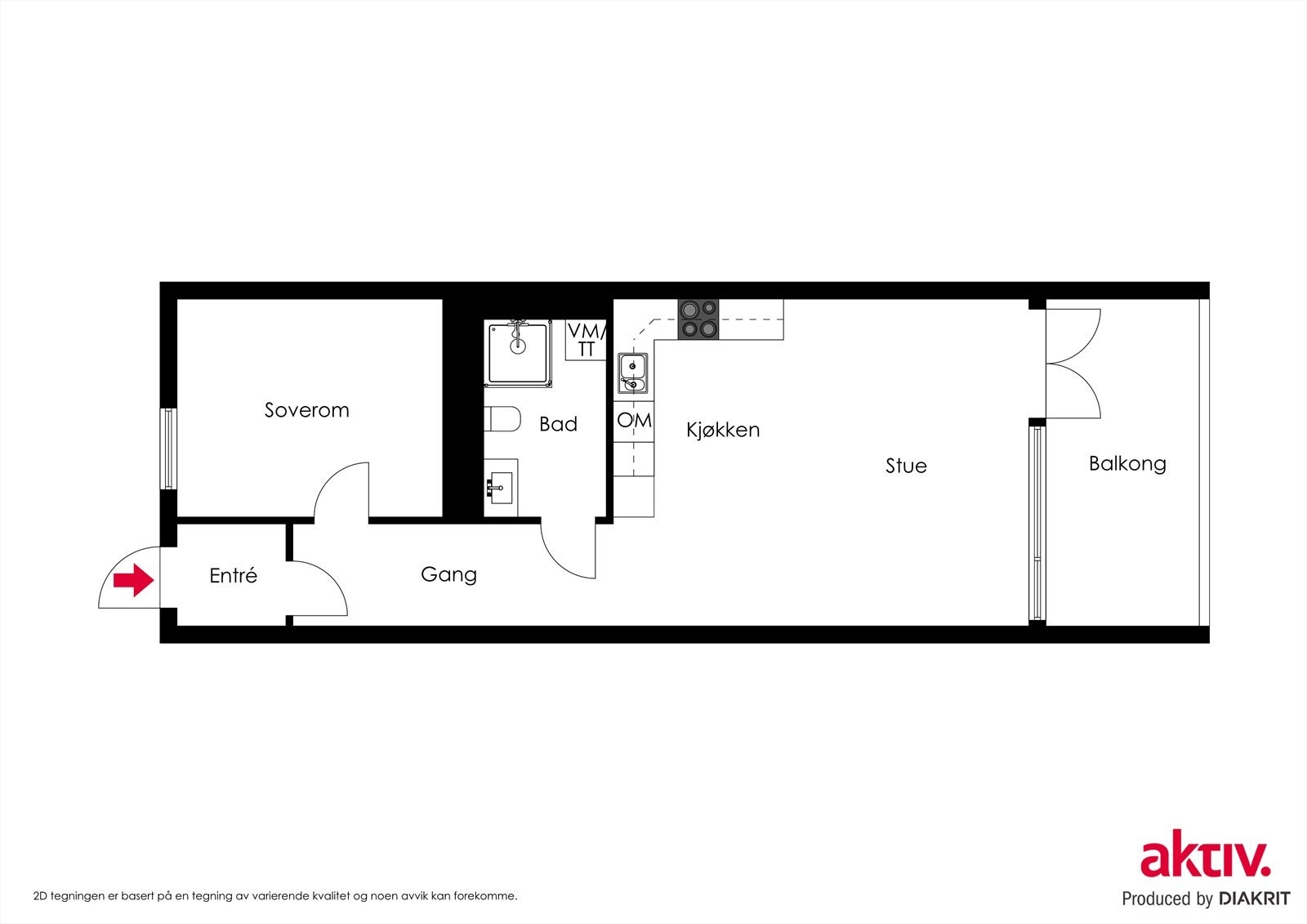 Plantegning. Galleribilde