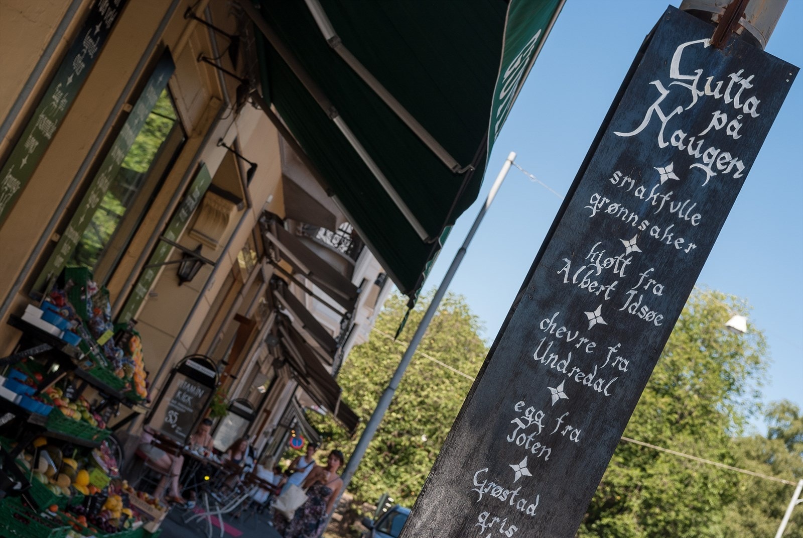 Ta turen til Gutta på Haugen, kort gåavstand fra boligen. Galleribilde