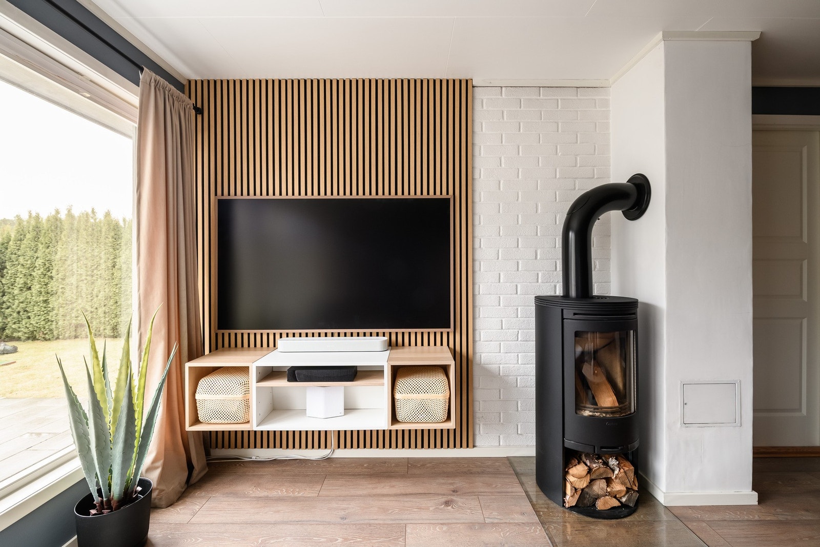 Moderne peis - perfekt på kalde dager. Galleribilde