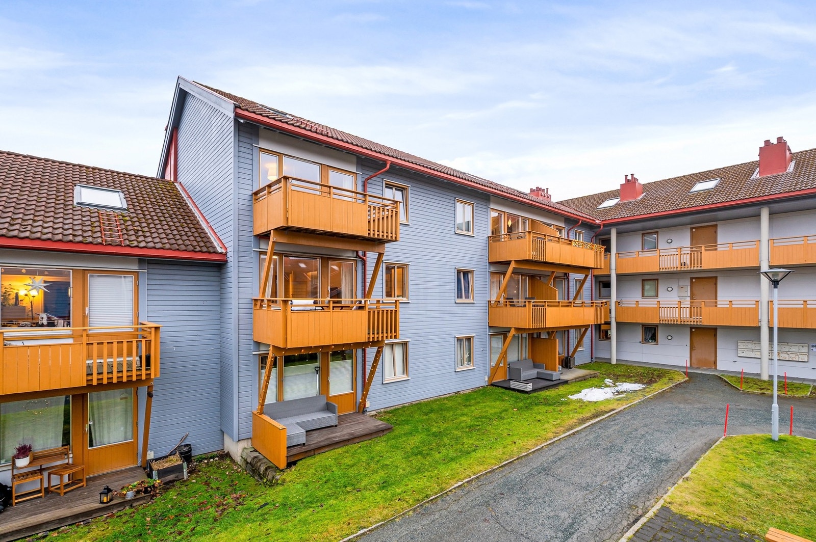 Flotte fellesarealer rett utenfor døren. Galleribilde