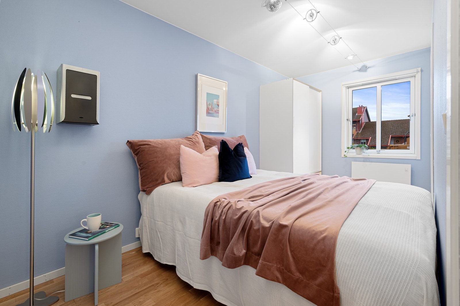 Soverommet måler 9,5 m². Galleribilde