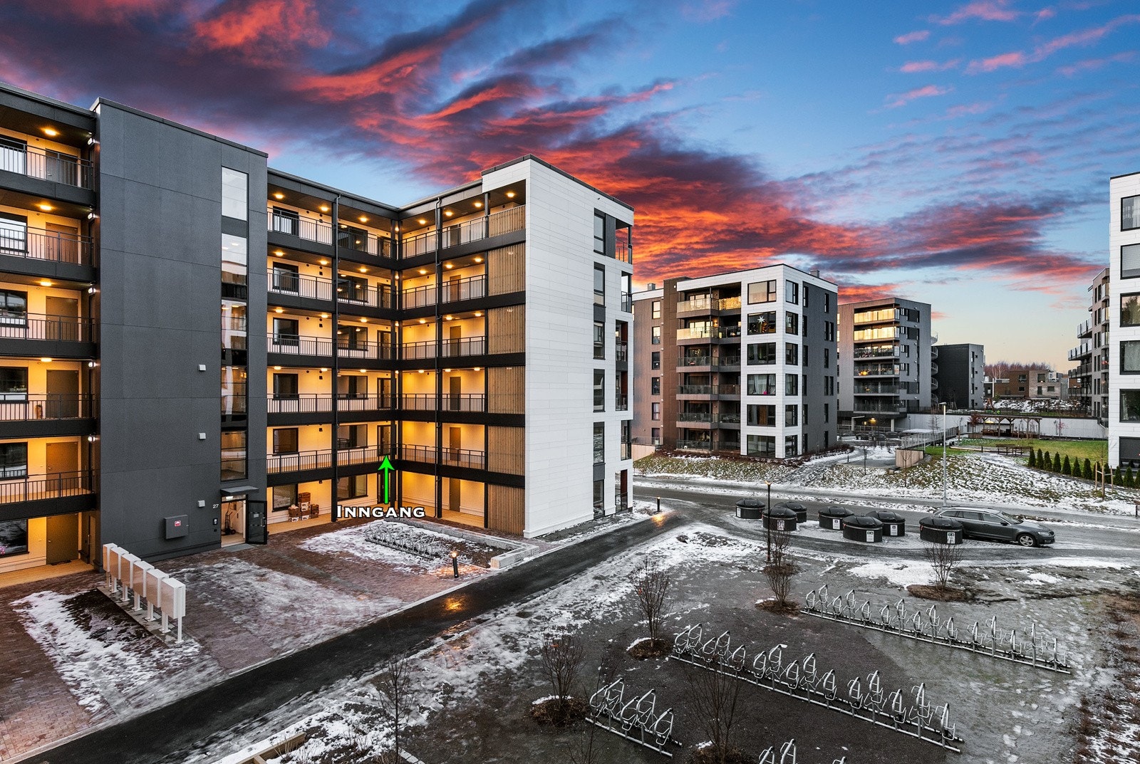 Kveldsstemning i Vestskogen Galleribilde