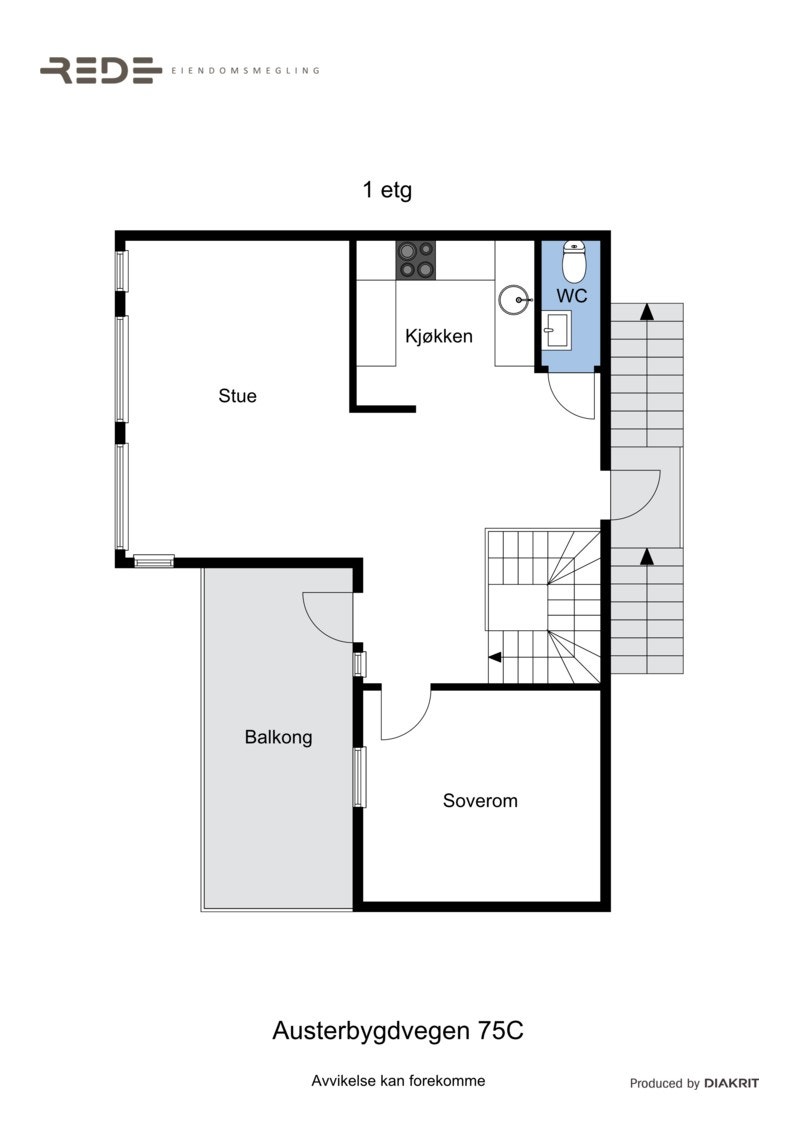 Planløsning 2. etg. Galleribilde