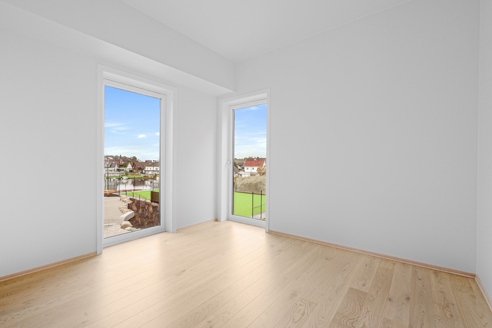 Soverom 3 som fint kan brukes til ekstra tv-stue. Galleribilde