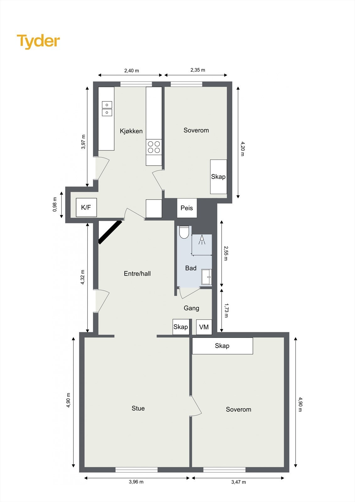 Plantegning. Galleribilde