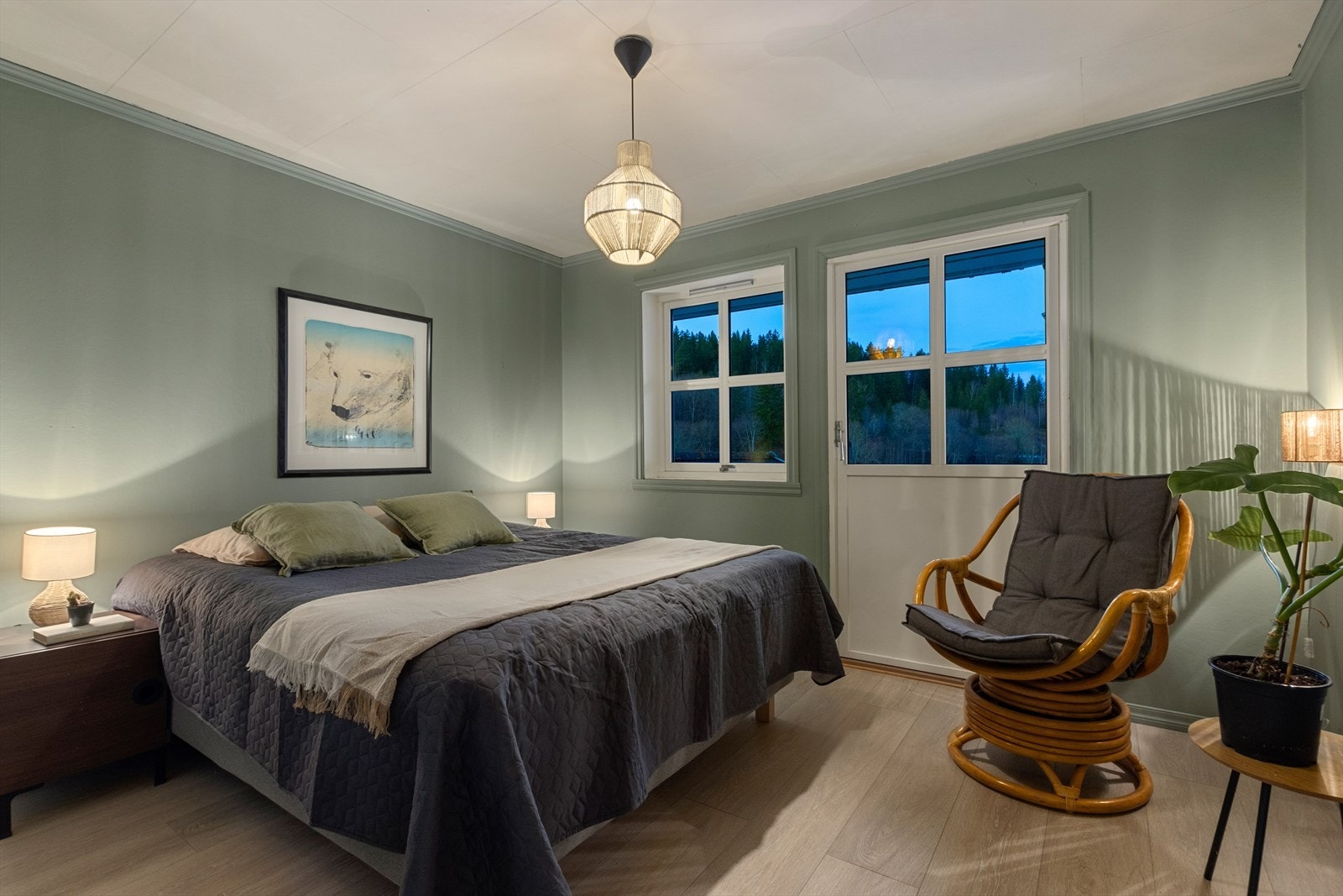 Dette soverommet ligger i 1. etasje og er på ca. 11,5 kvm. Galleribilde