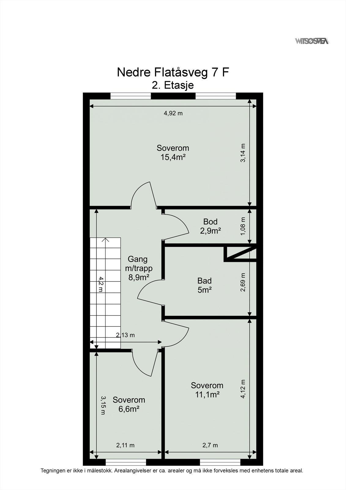 Plantegning av 2. Etasje Galleribilde