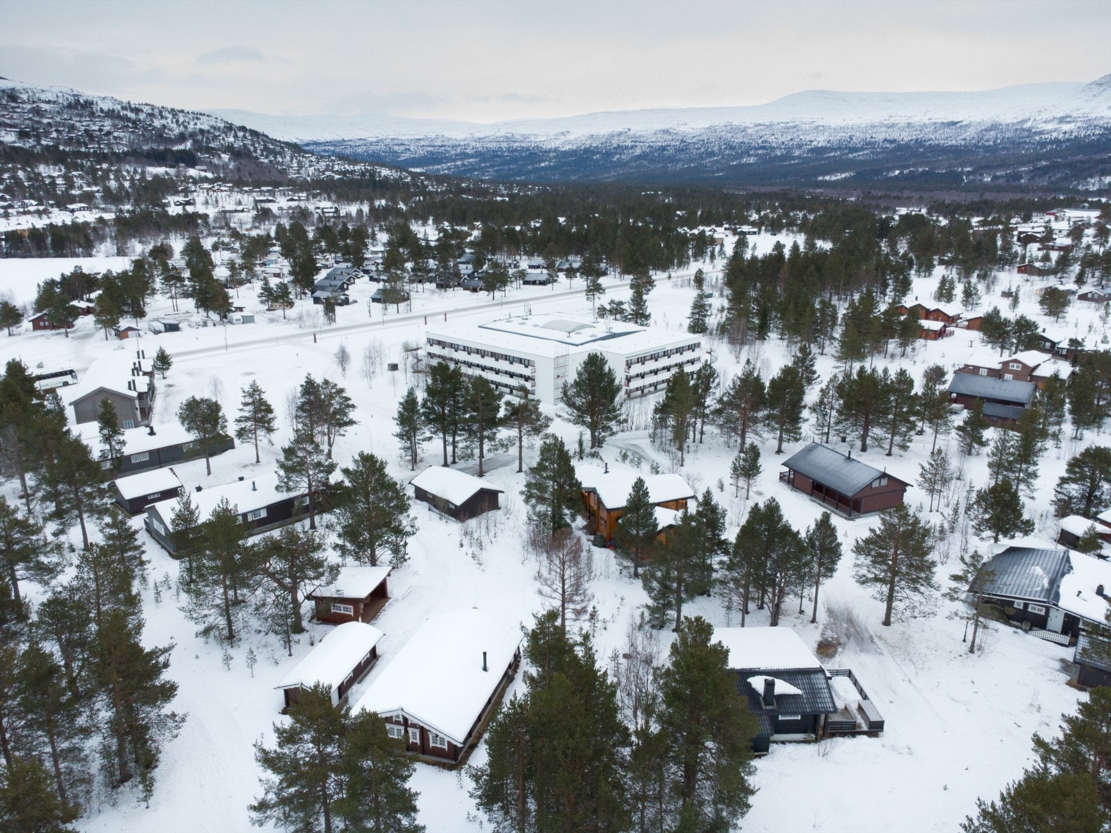 Dronebilde Galleribilde