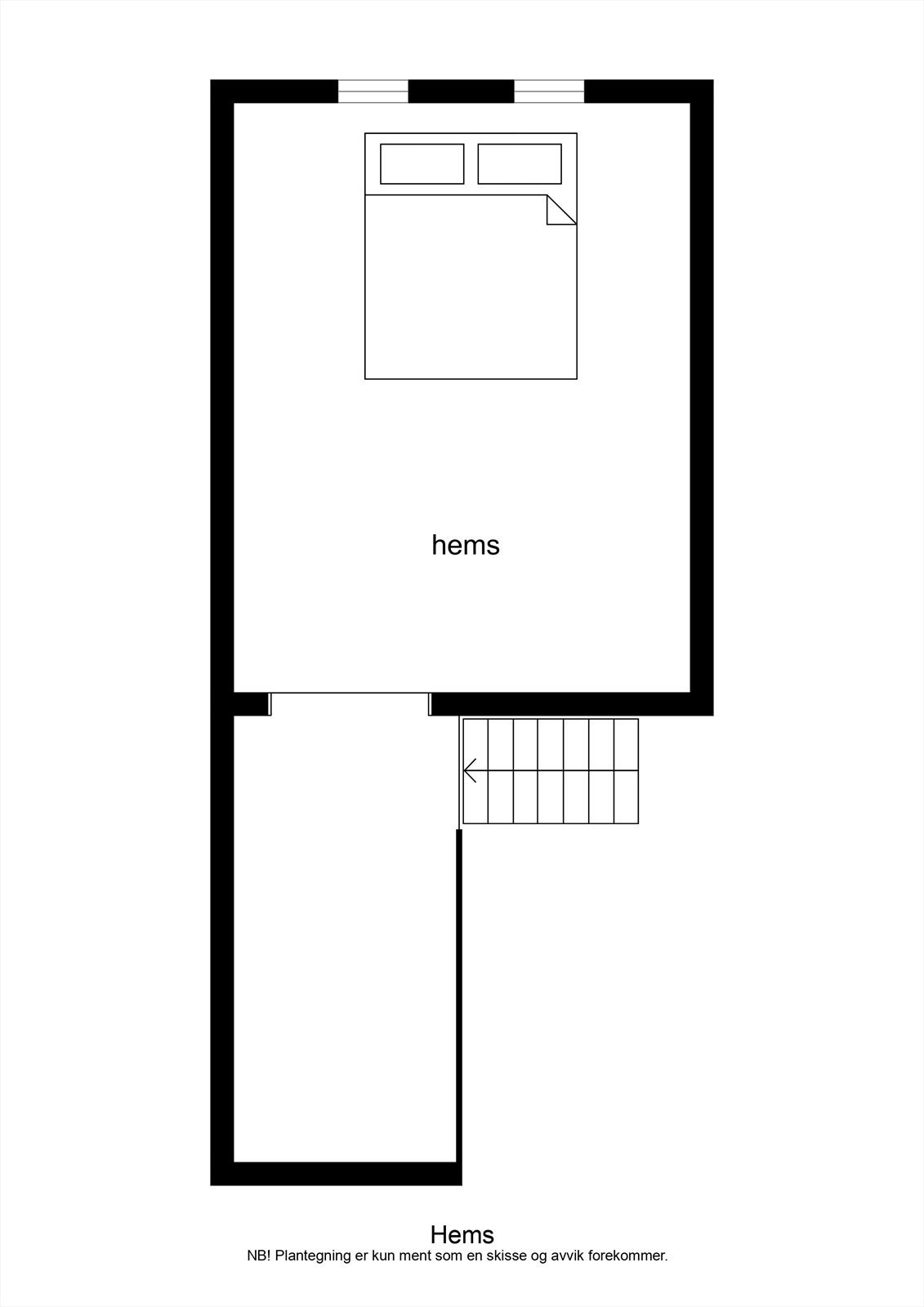Plantegning hems Galleribilde