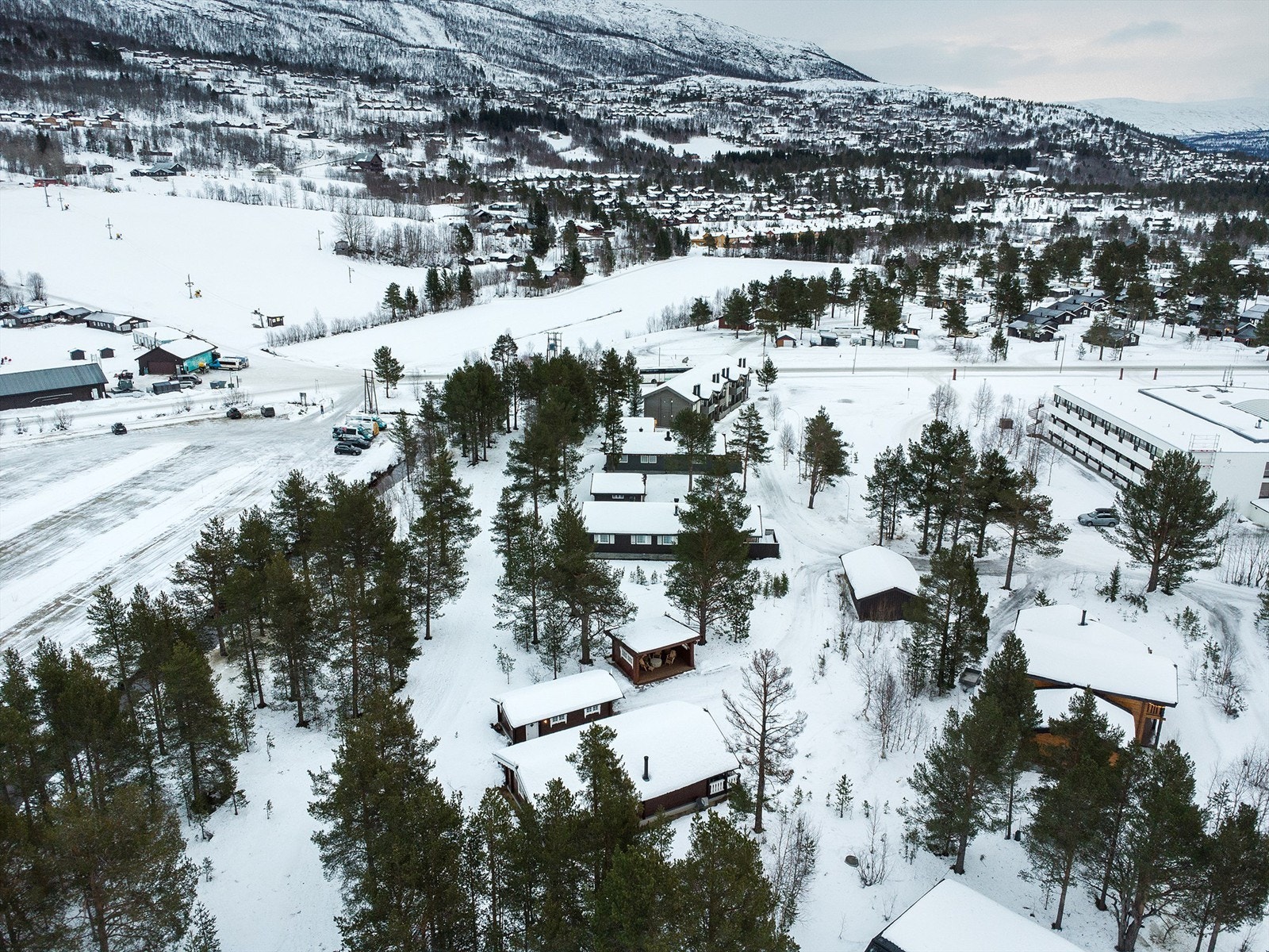 Dronebilde Galleribilde