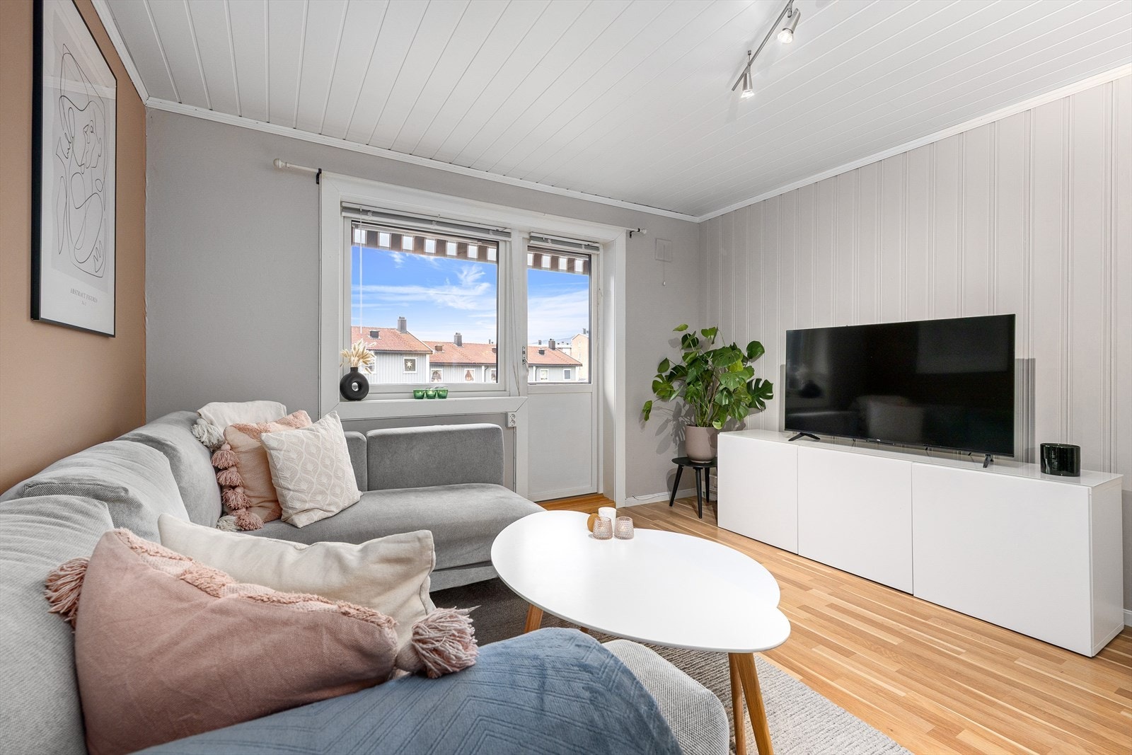 Her ligger alt til rette for hygge på fredagskveldene. Galleribilde