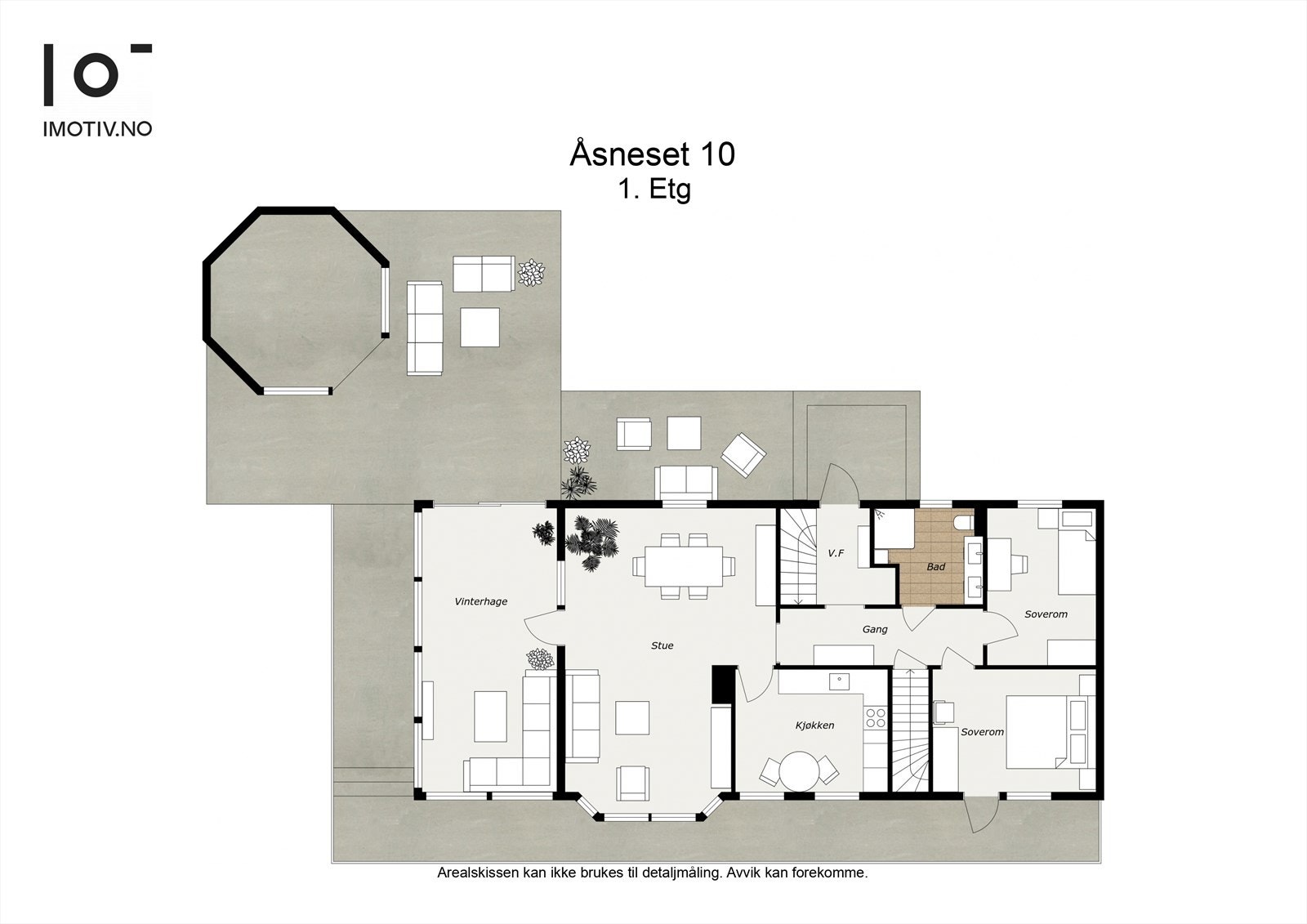 - Plantegning hovedetasje - Galleribilde