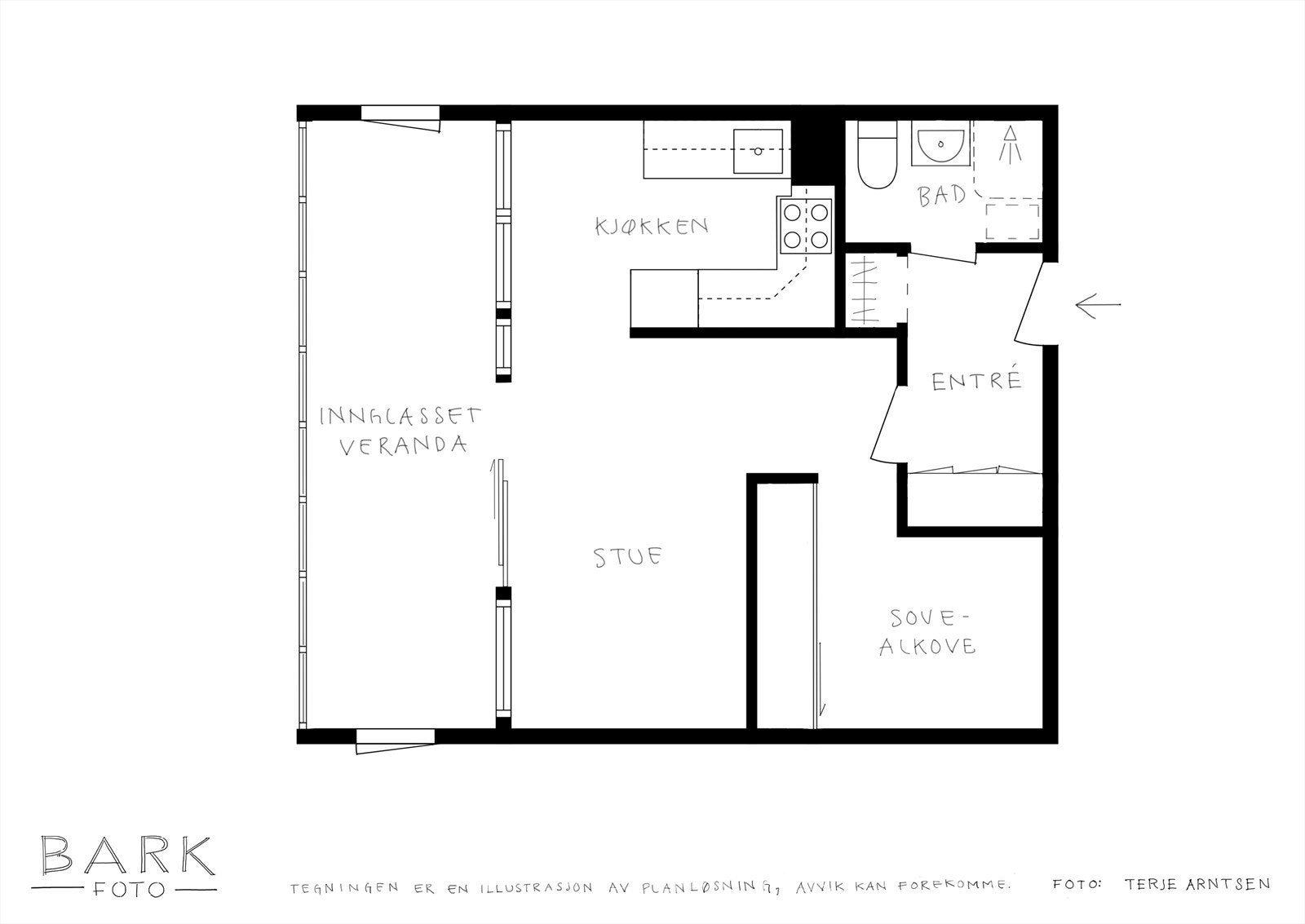 Plantegning. Galleribilde
