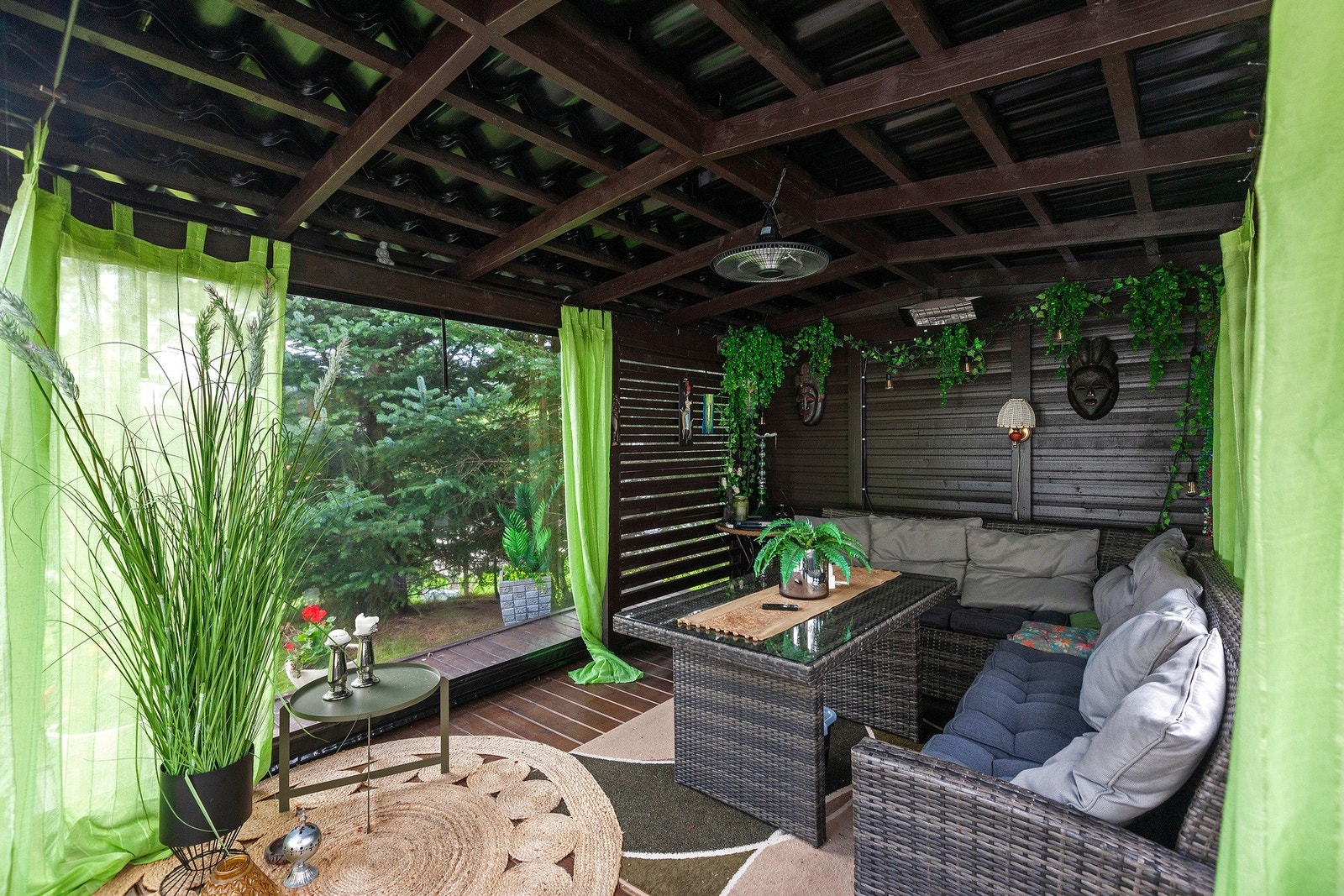 Her kan man ha hyggelige stunder ute. Galleribilde