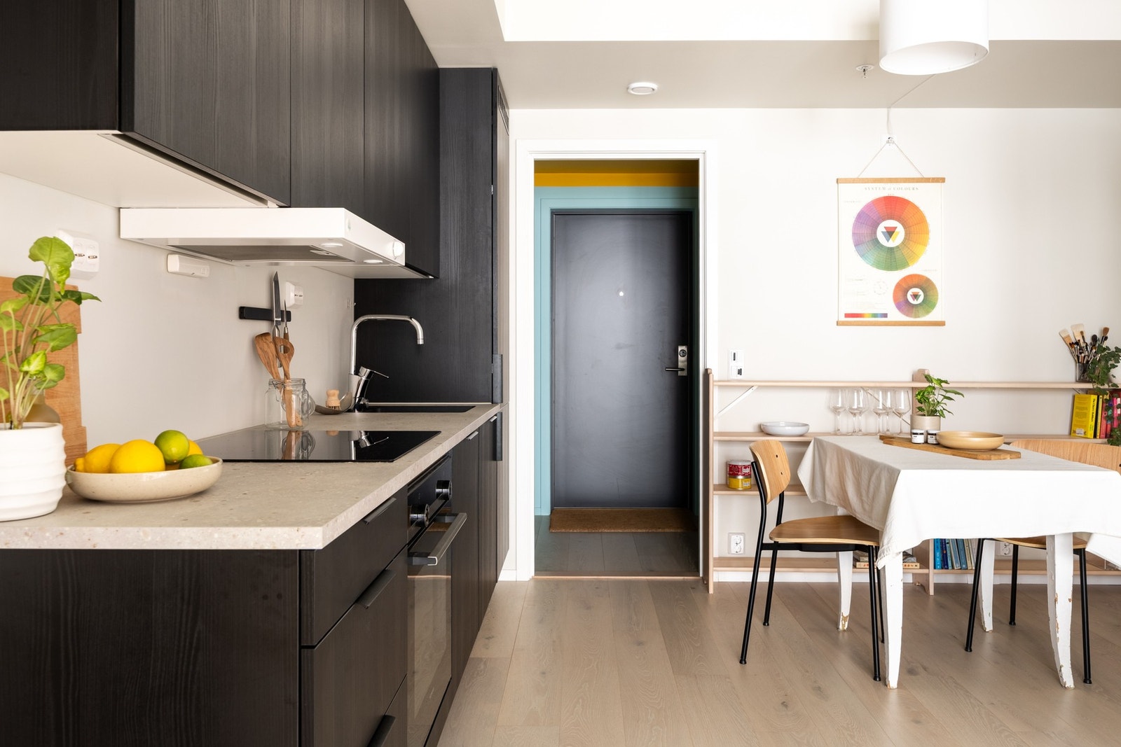 Leiligheten har en planløsning som gir mulighet til å kunne invitere gjester Galleribilde