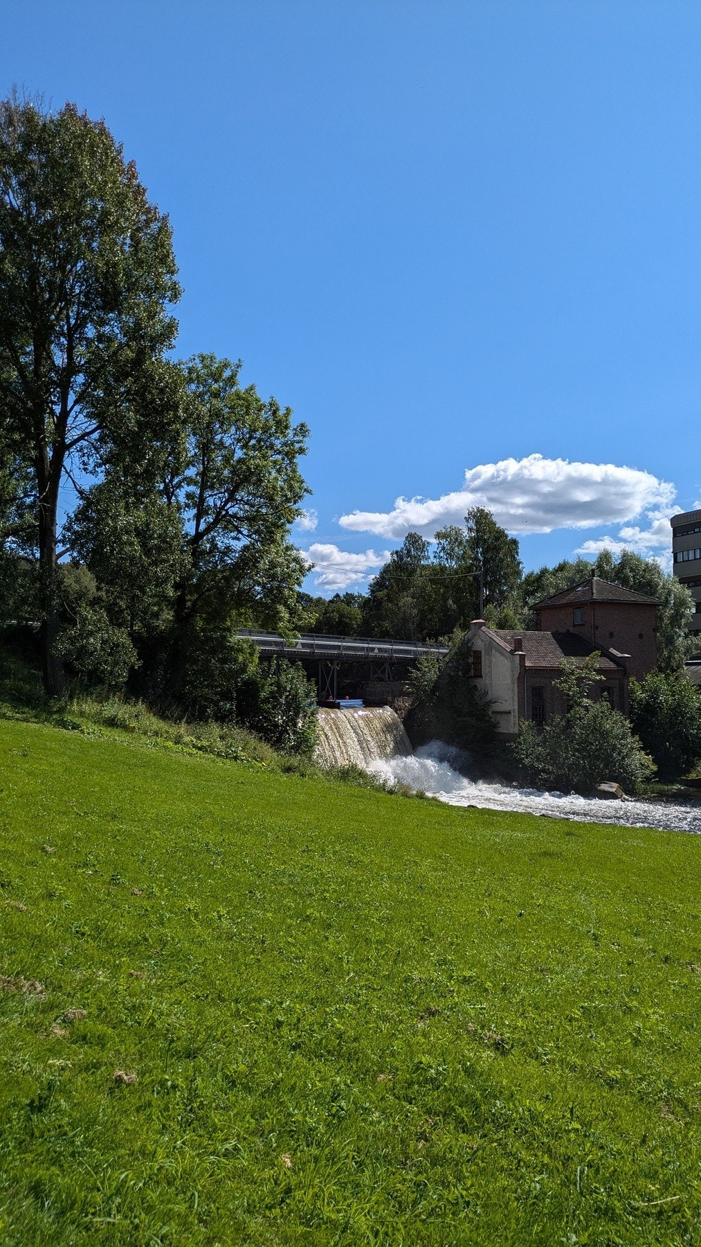 Selgers bilde - Akerselva ved Brekkedammen Galleribilde