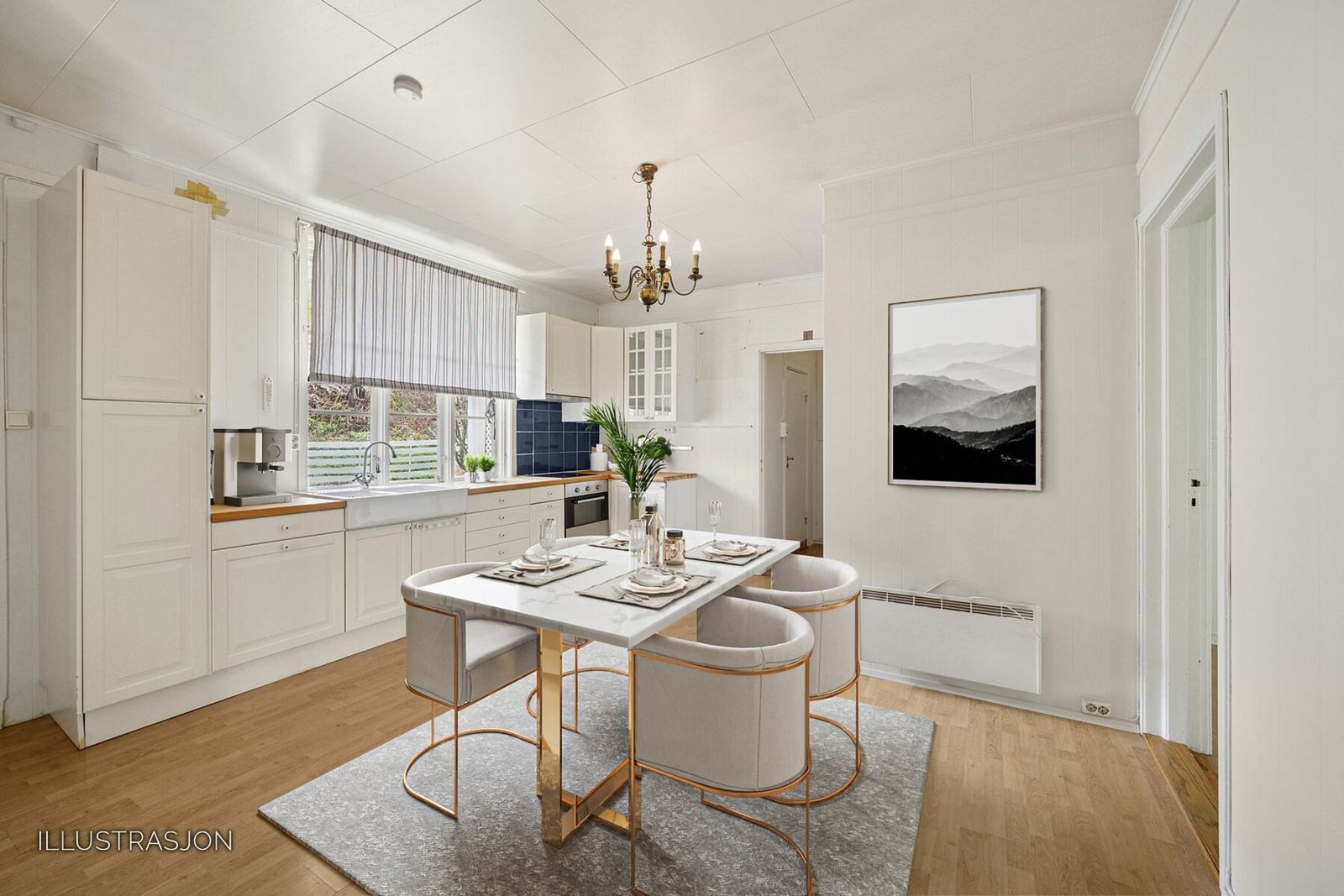 Kjøkken i den andre delen av hovedhuset. Galleribilde