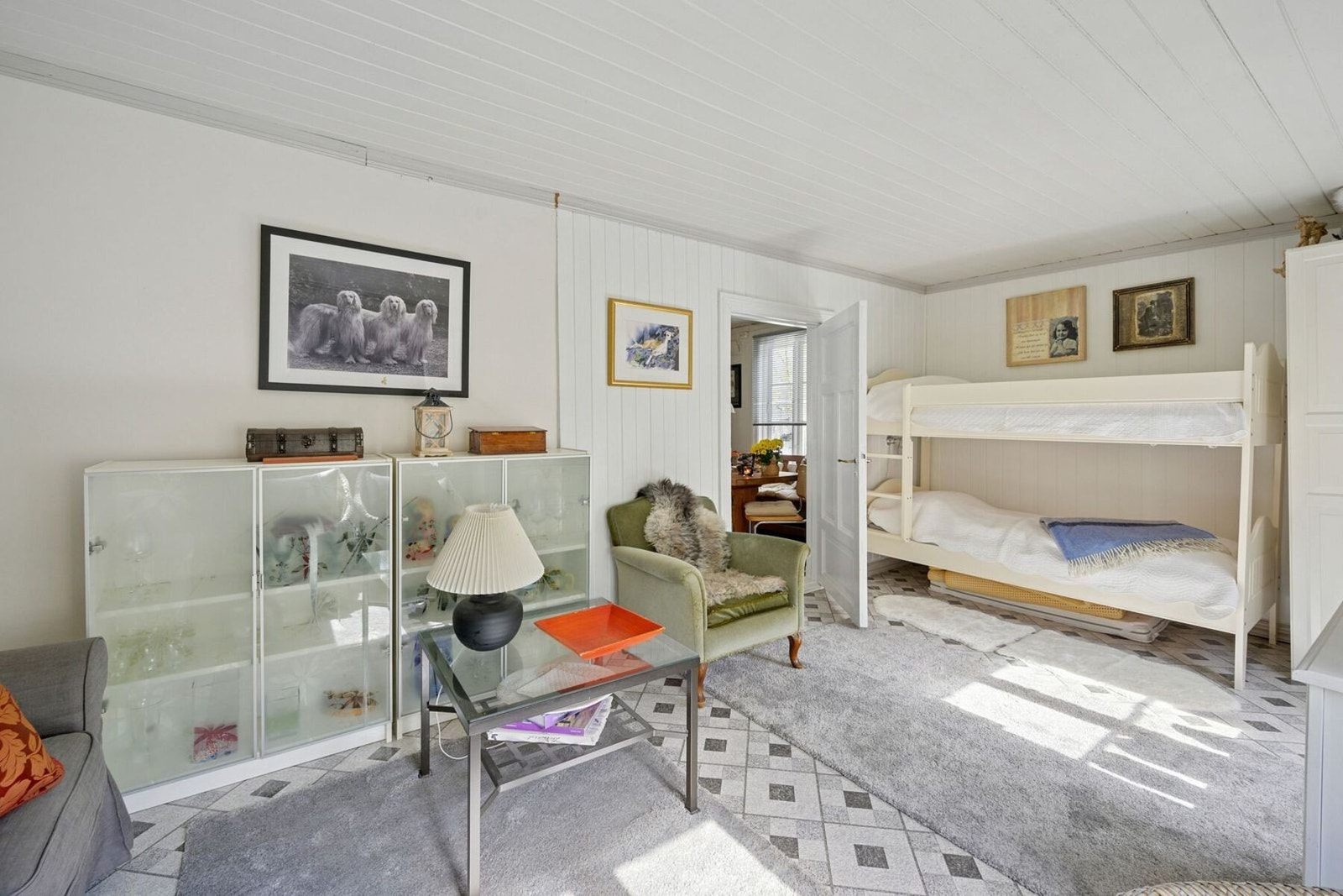 Stue i bryggerhus. Galleribilde